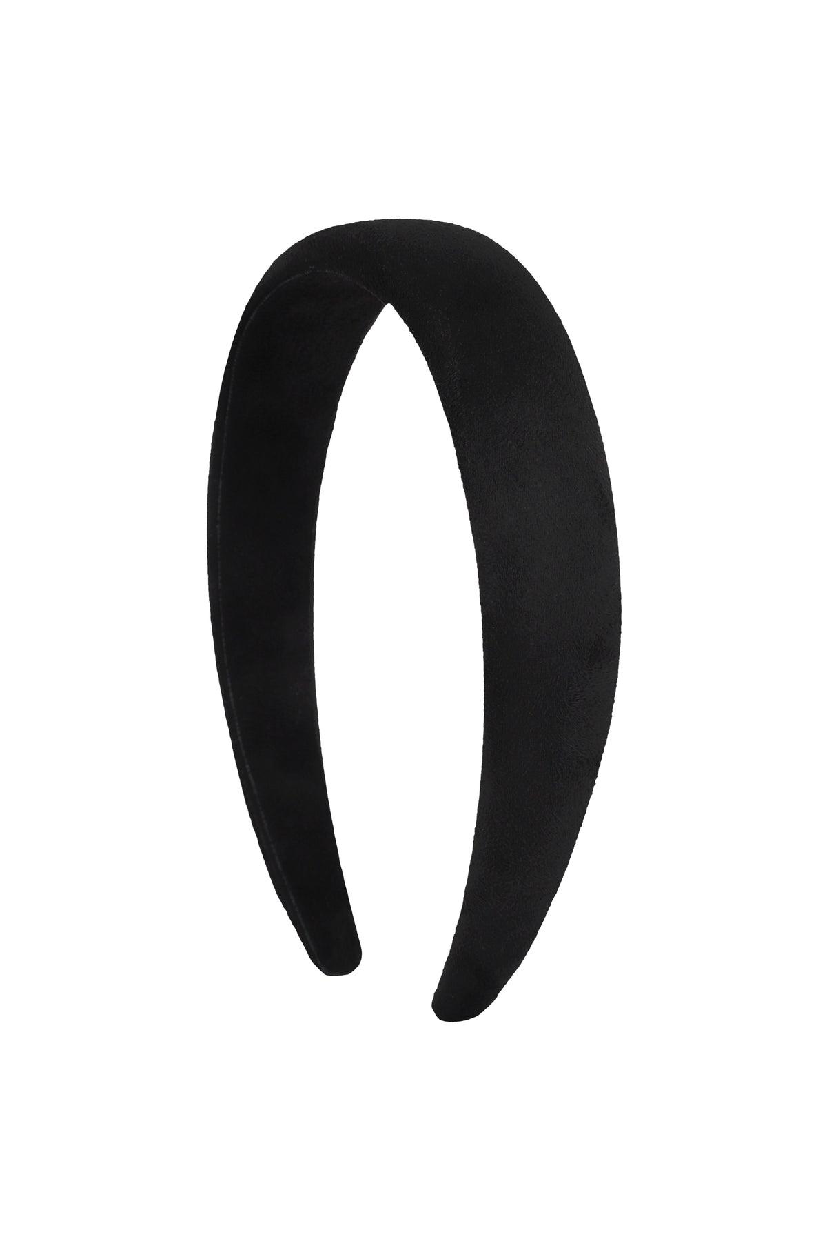Circle Logo Suede Hairband Black