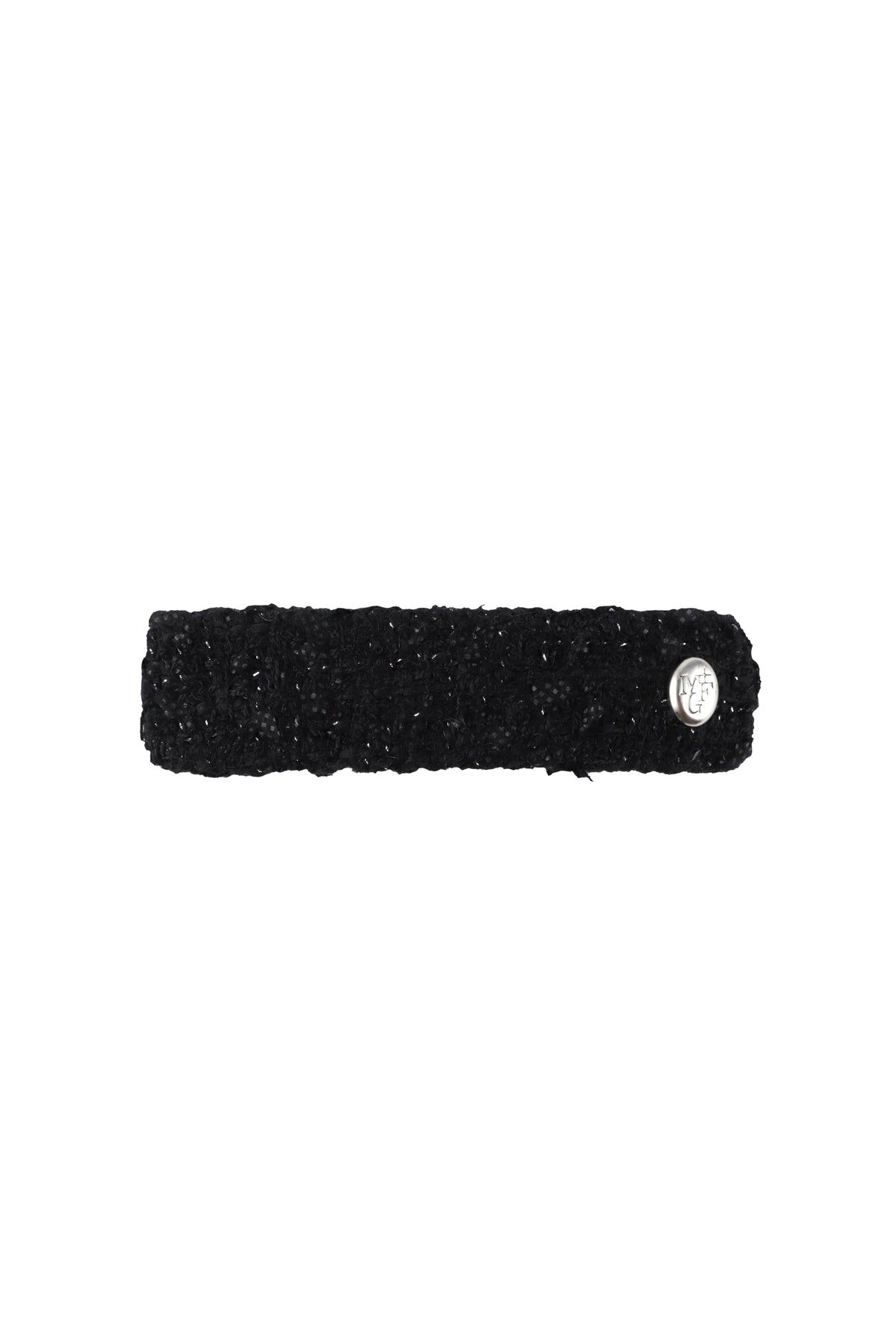 Tweed Hair Pin Black