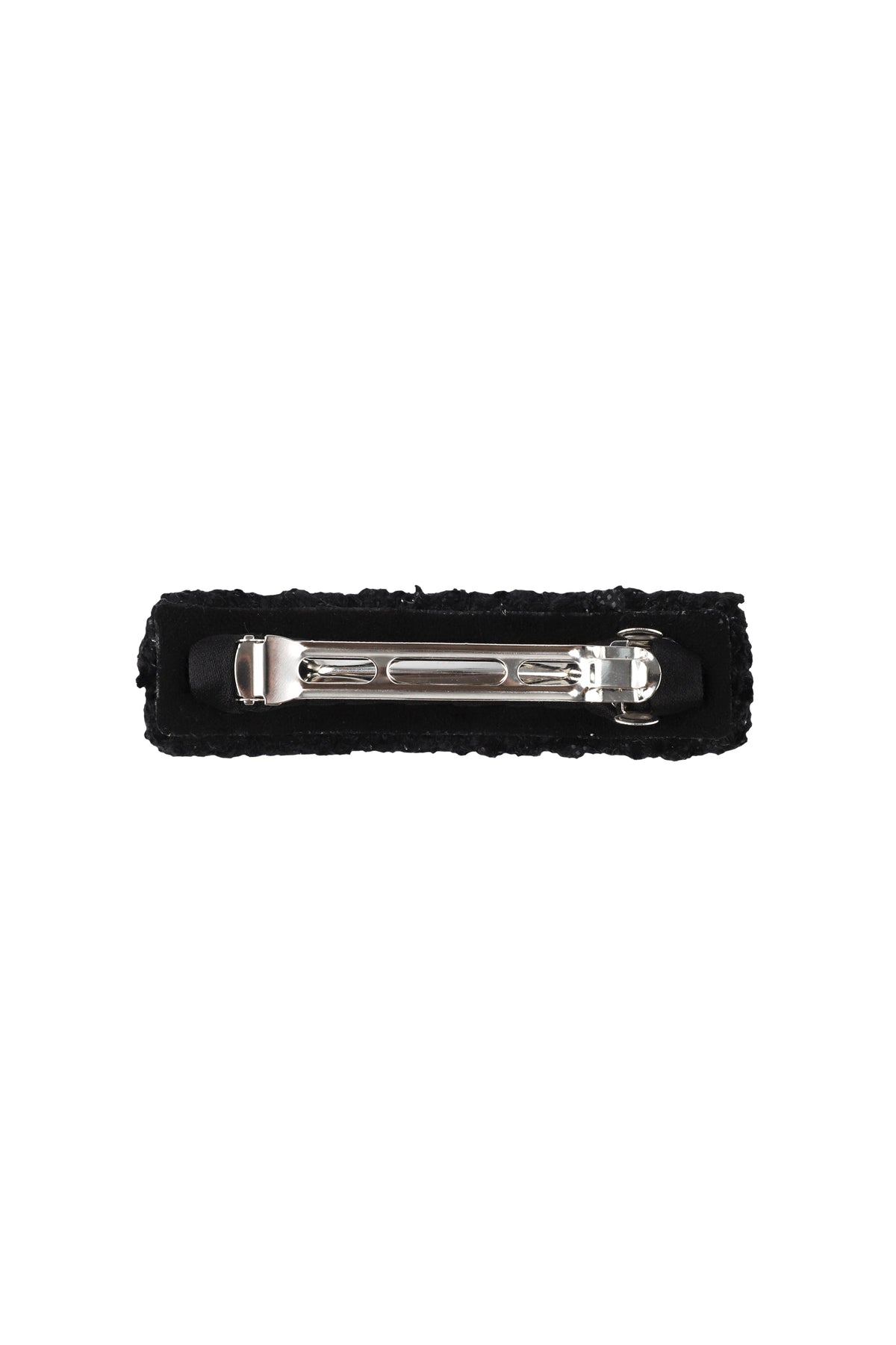 Tweed Hair Pin Black