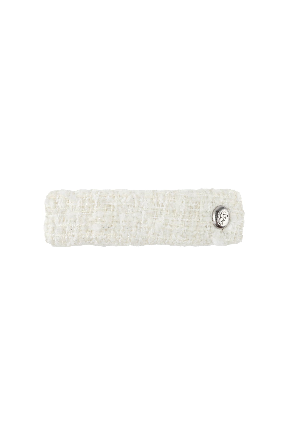Tweed Hair Pin Ivory