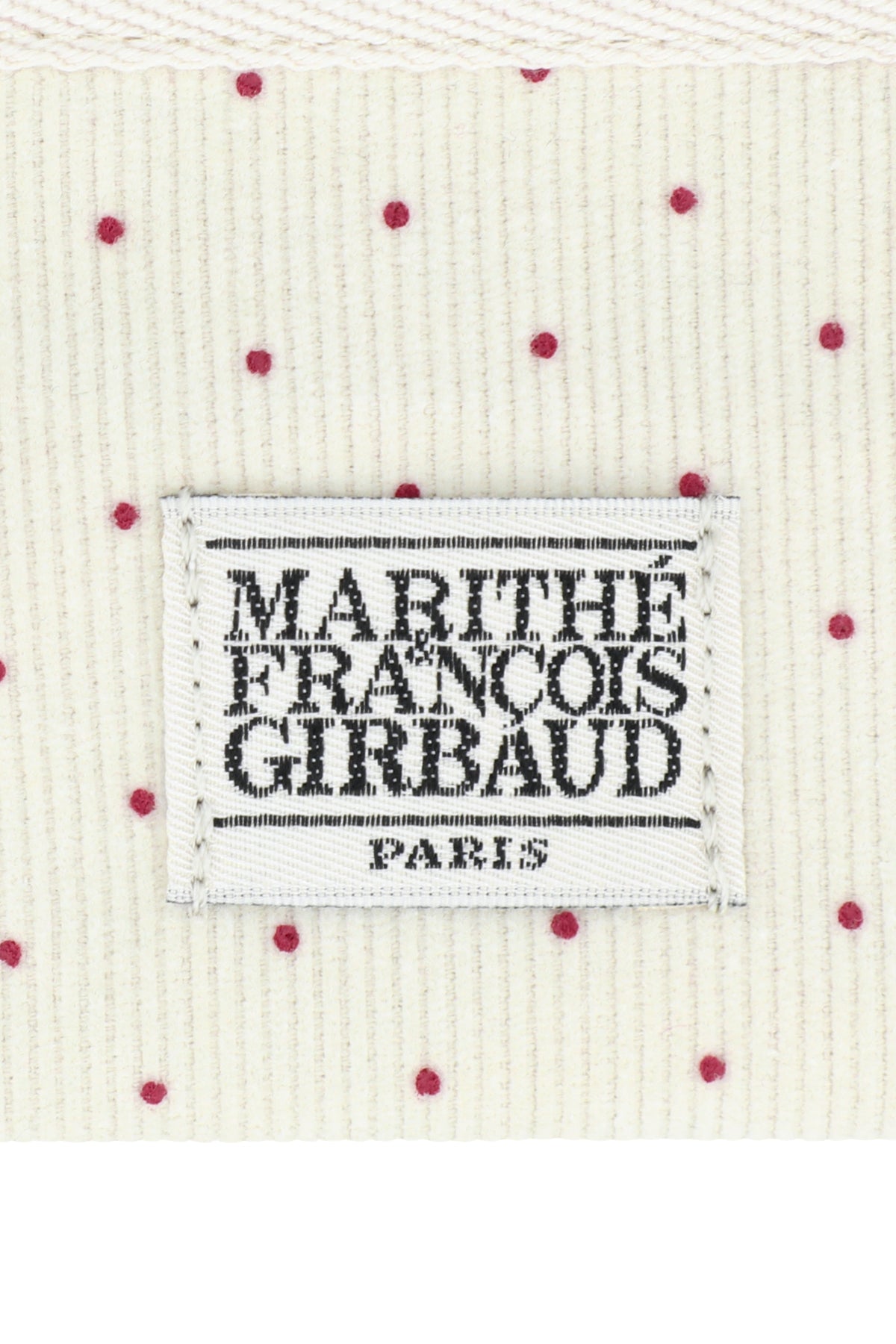 Mini Corduroy Pouch Keyring Ivory