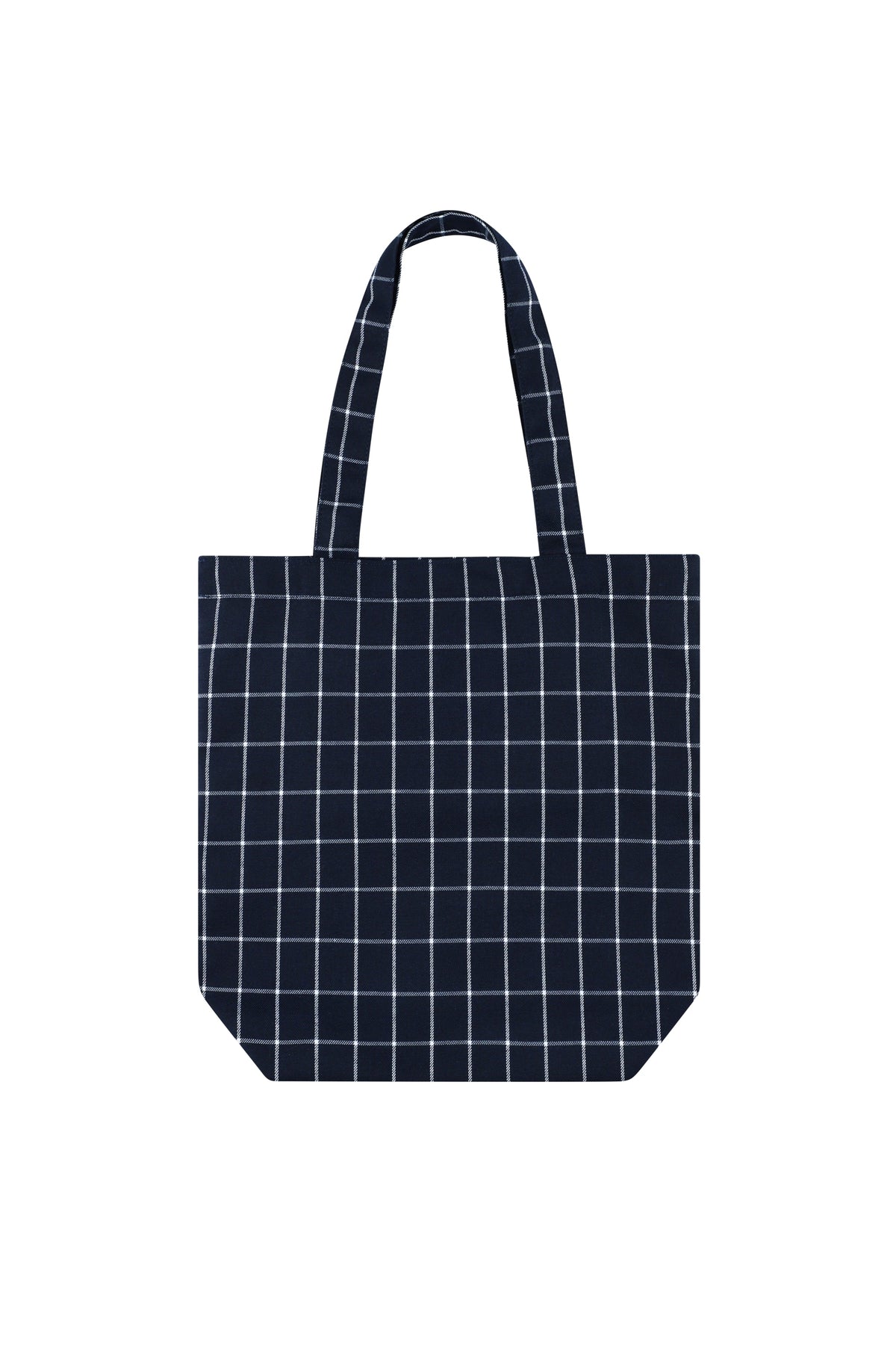 Classic Logo Check Eco Bag Navy