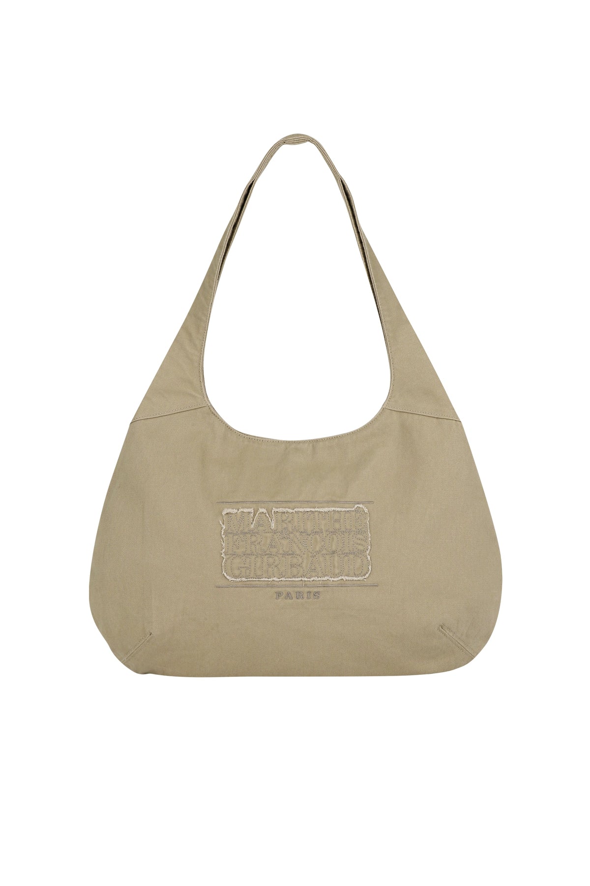 Classic Logo Round One Shoulder Bag Beige