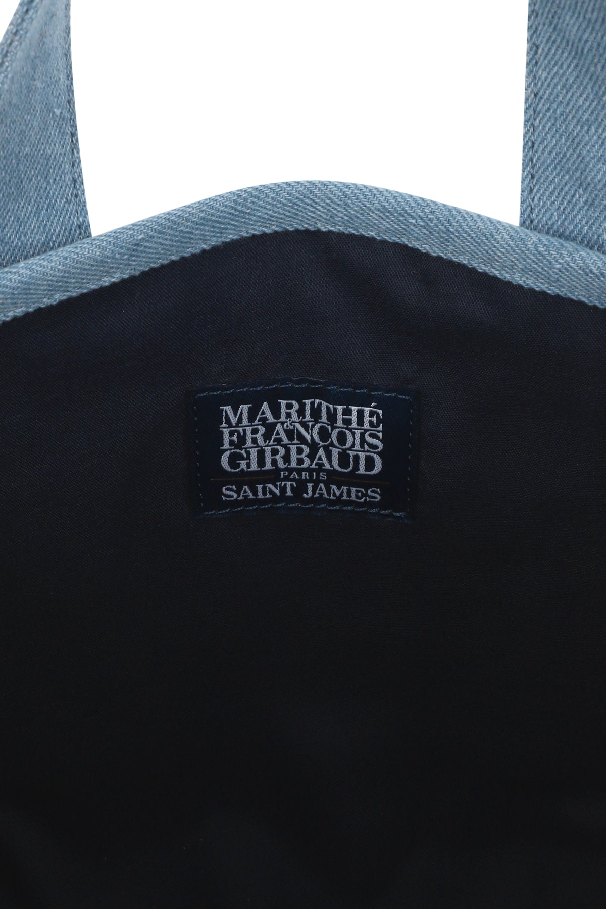 Marithe X Saint James Tote Bag Navy