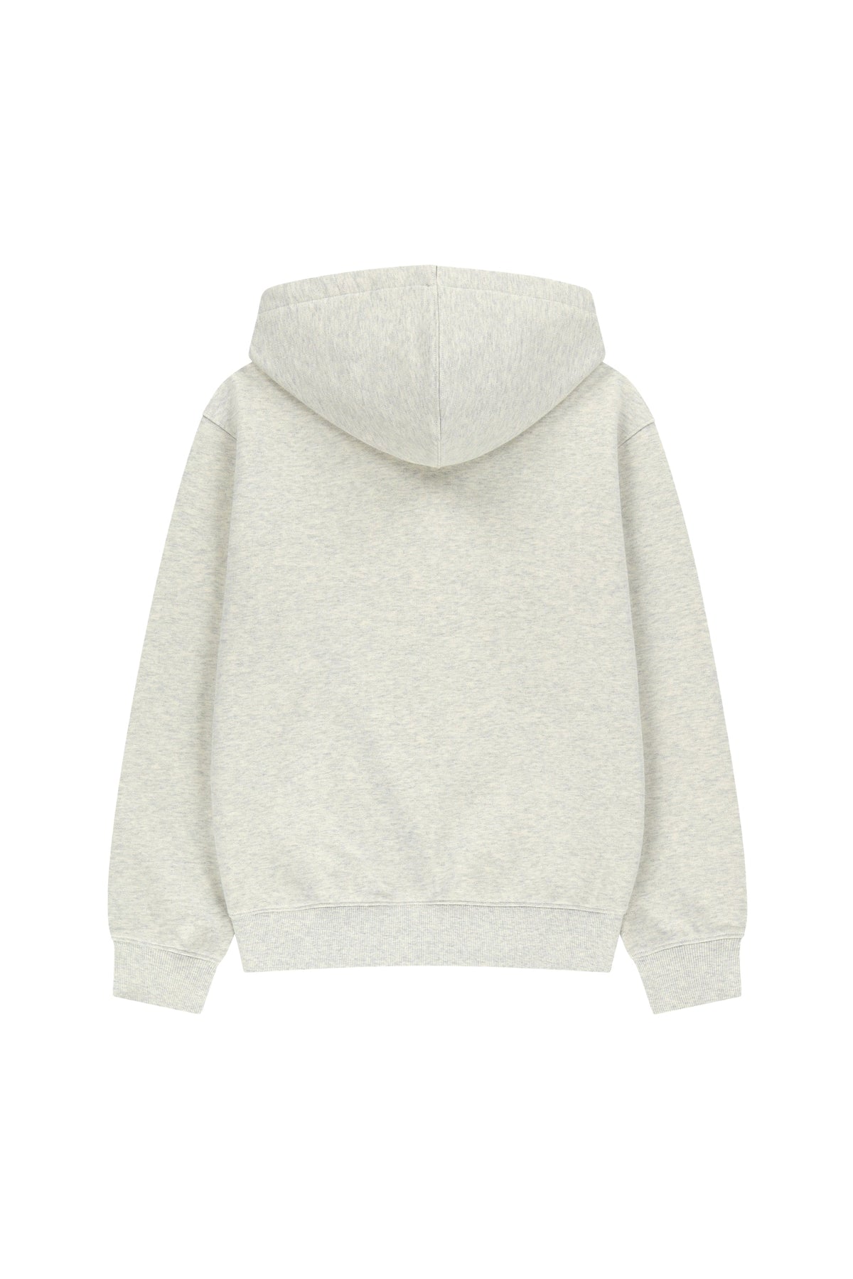 Small Classic Logo Embroidery Hoodie Oatmeal