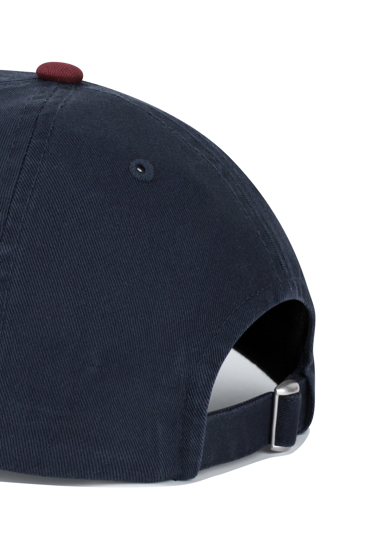 Small Classic Logo 6Panel Color Block Cap Burgundy