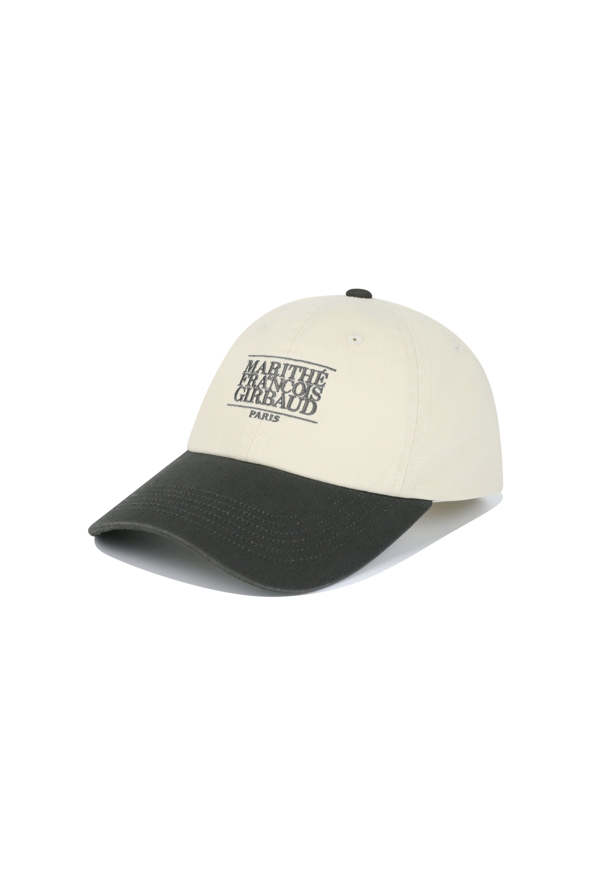 Small Classic Logo 6Panel Color Block Cap Charcoal