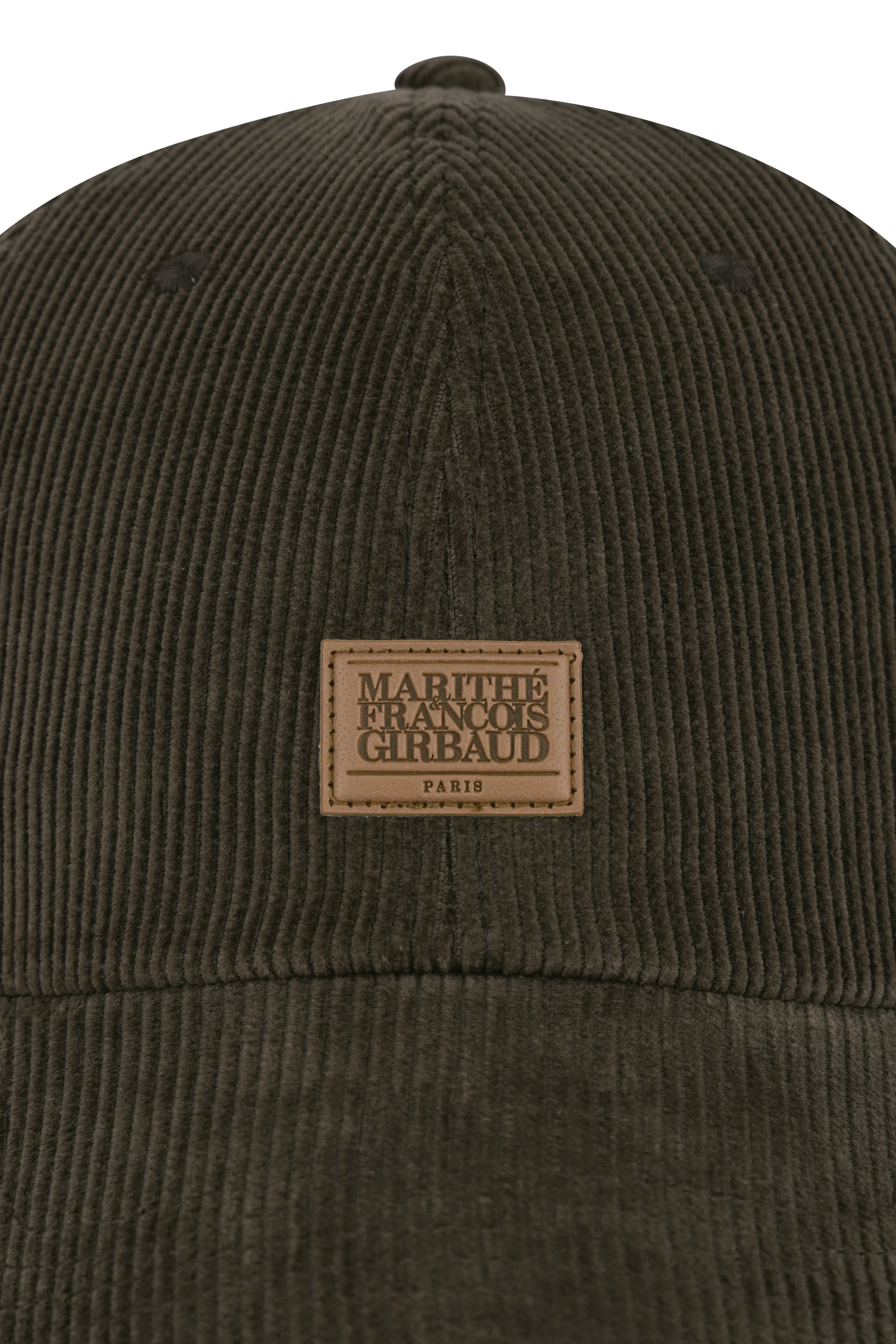 Corduroy Micro Classic Logo Patch Covered Cap Brown