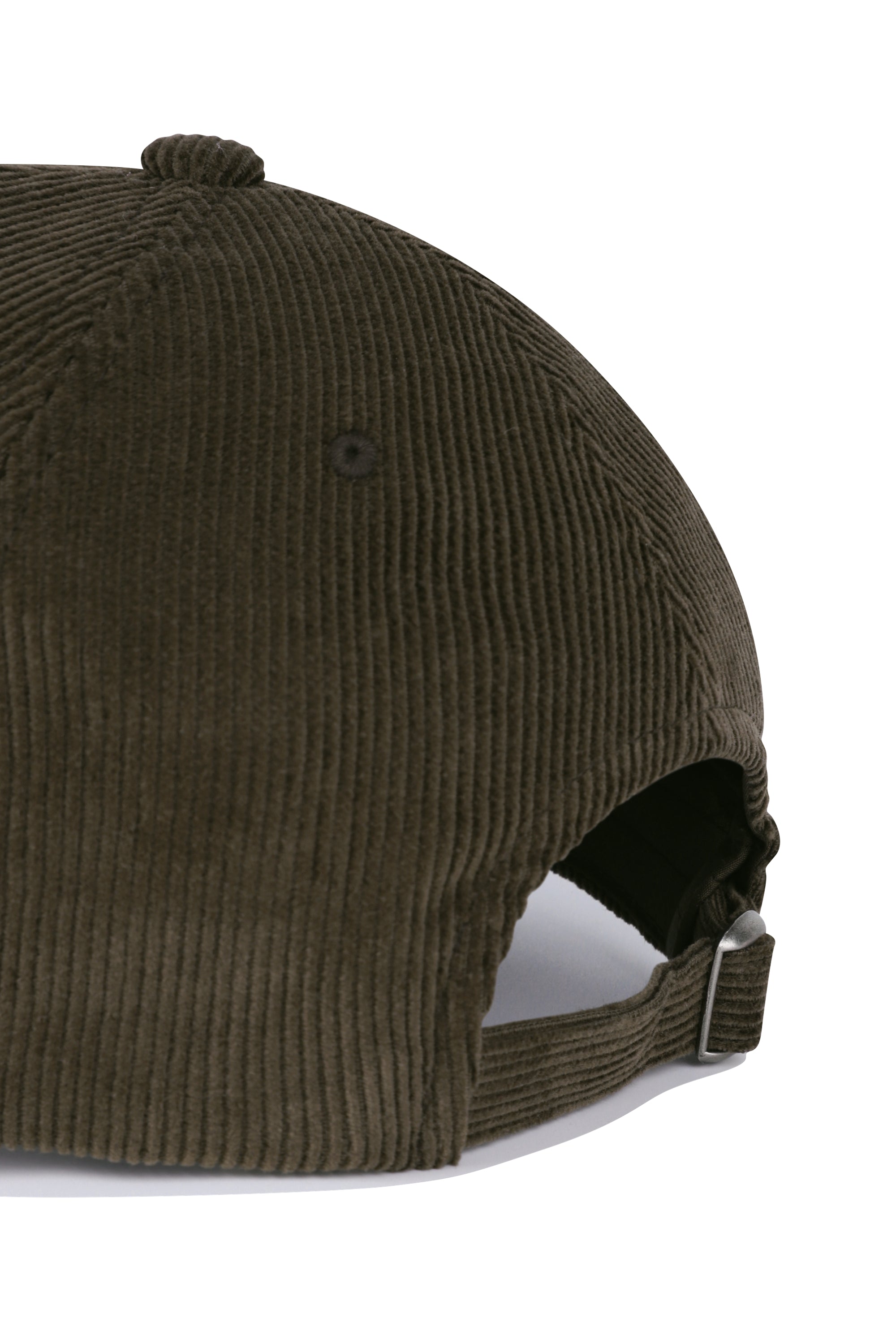 Corduroy Micro Classic Logo Patch Covered Cap Brown