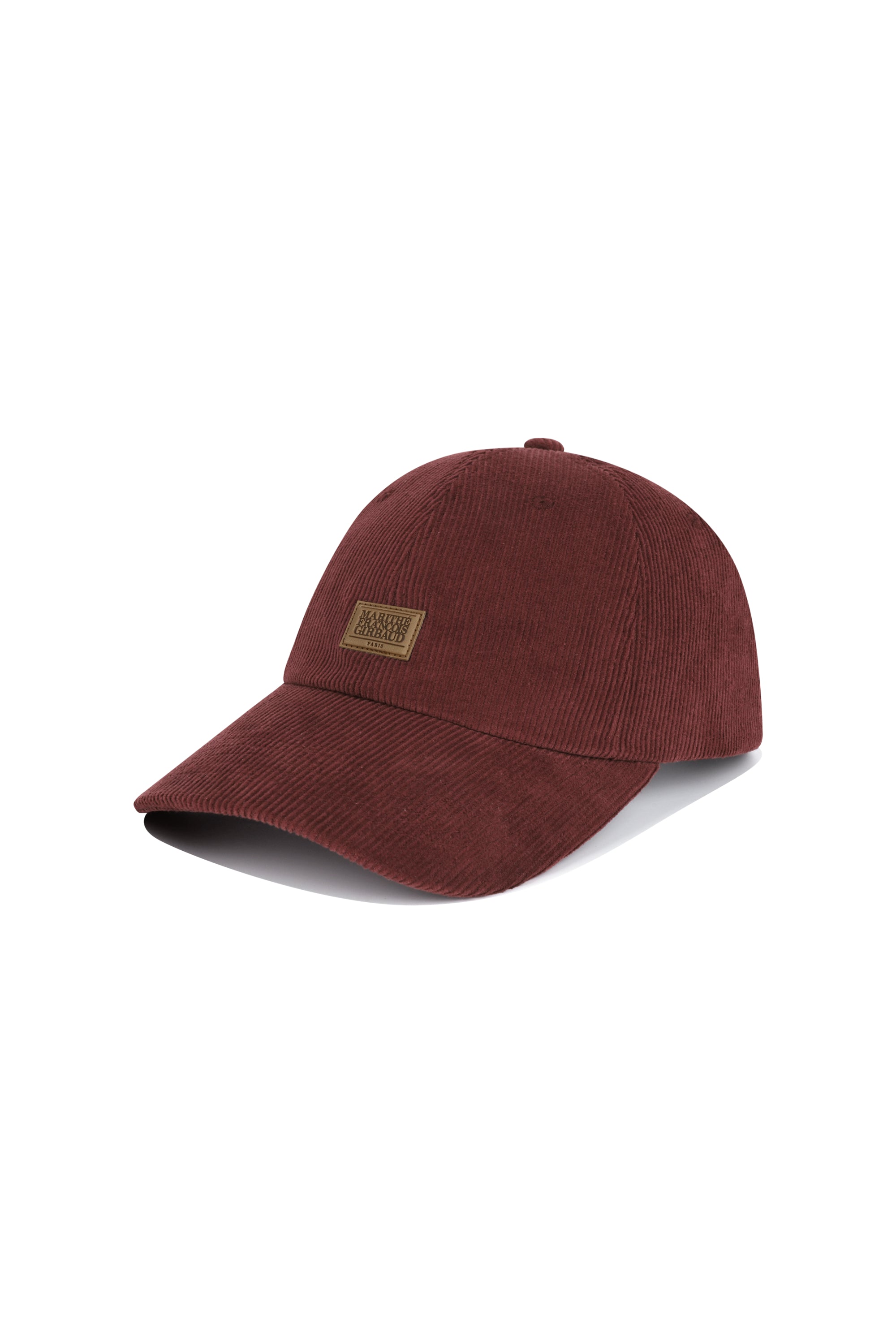 Corduroy Micro Classic Logo Patch Covered Cap Red