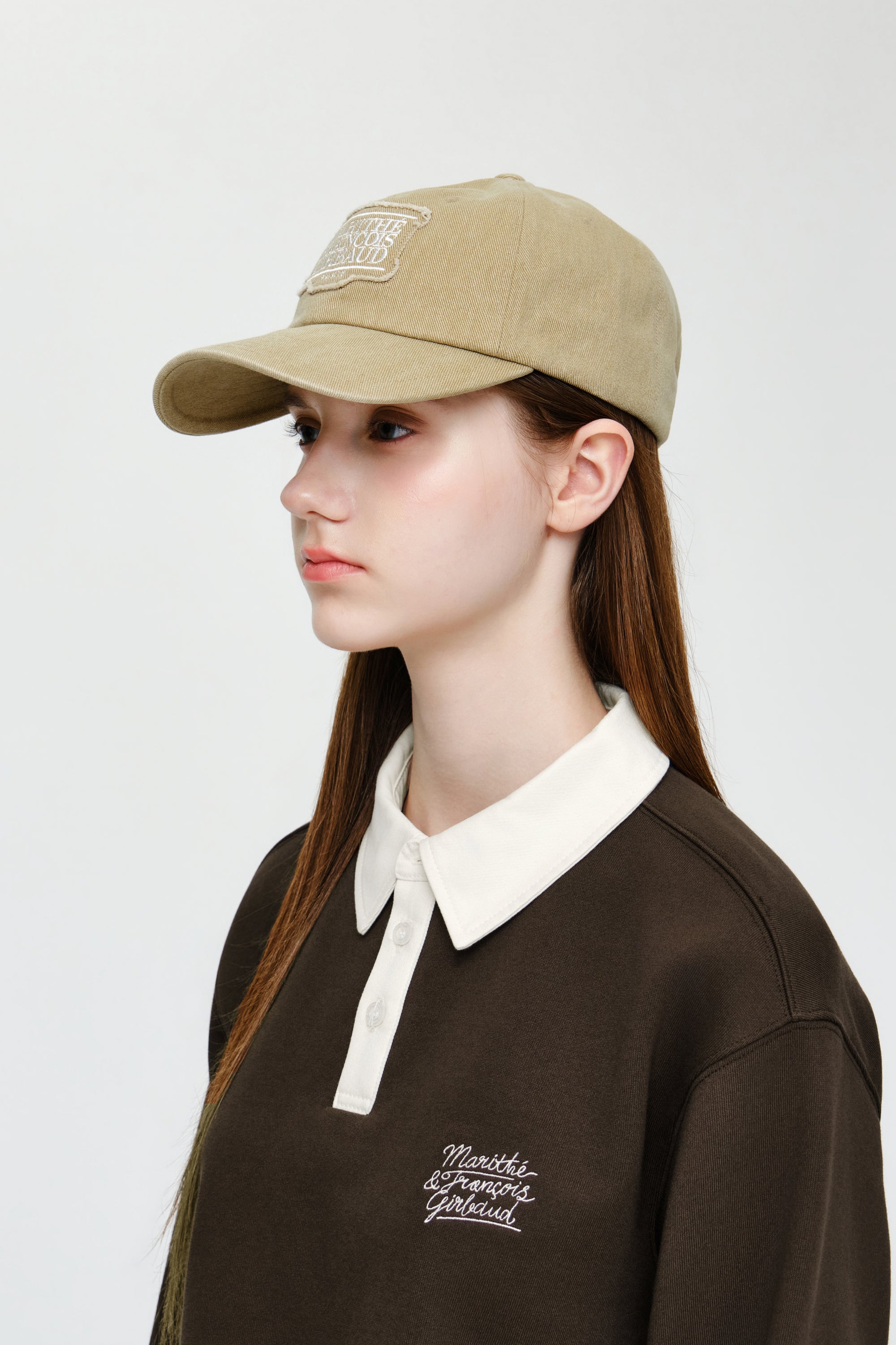 Applique Washed Small Classic Logo Cap Camel