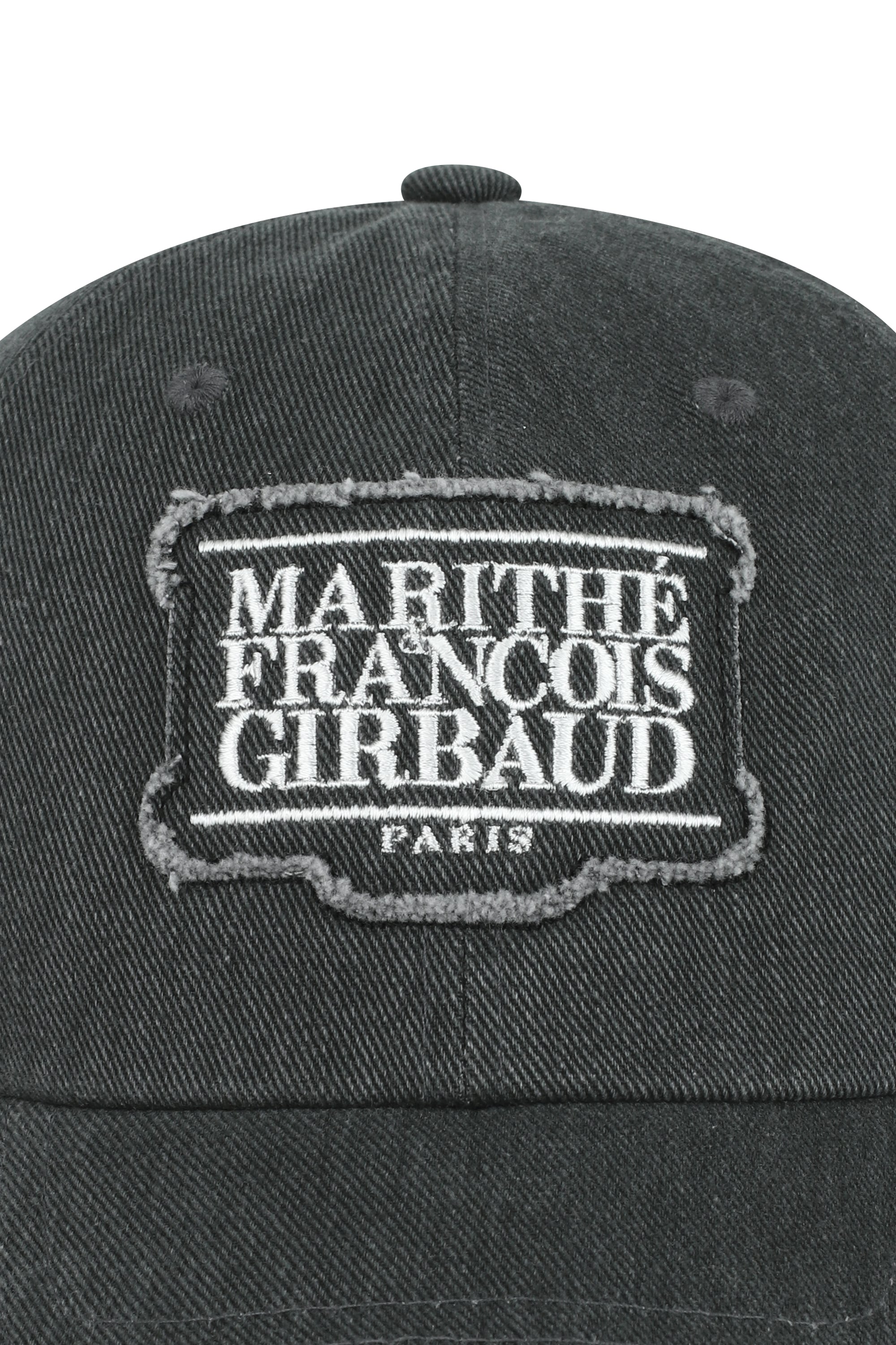 Applique Washed Small Classic Logo Cap Washed Black