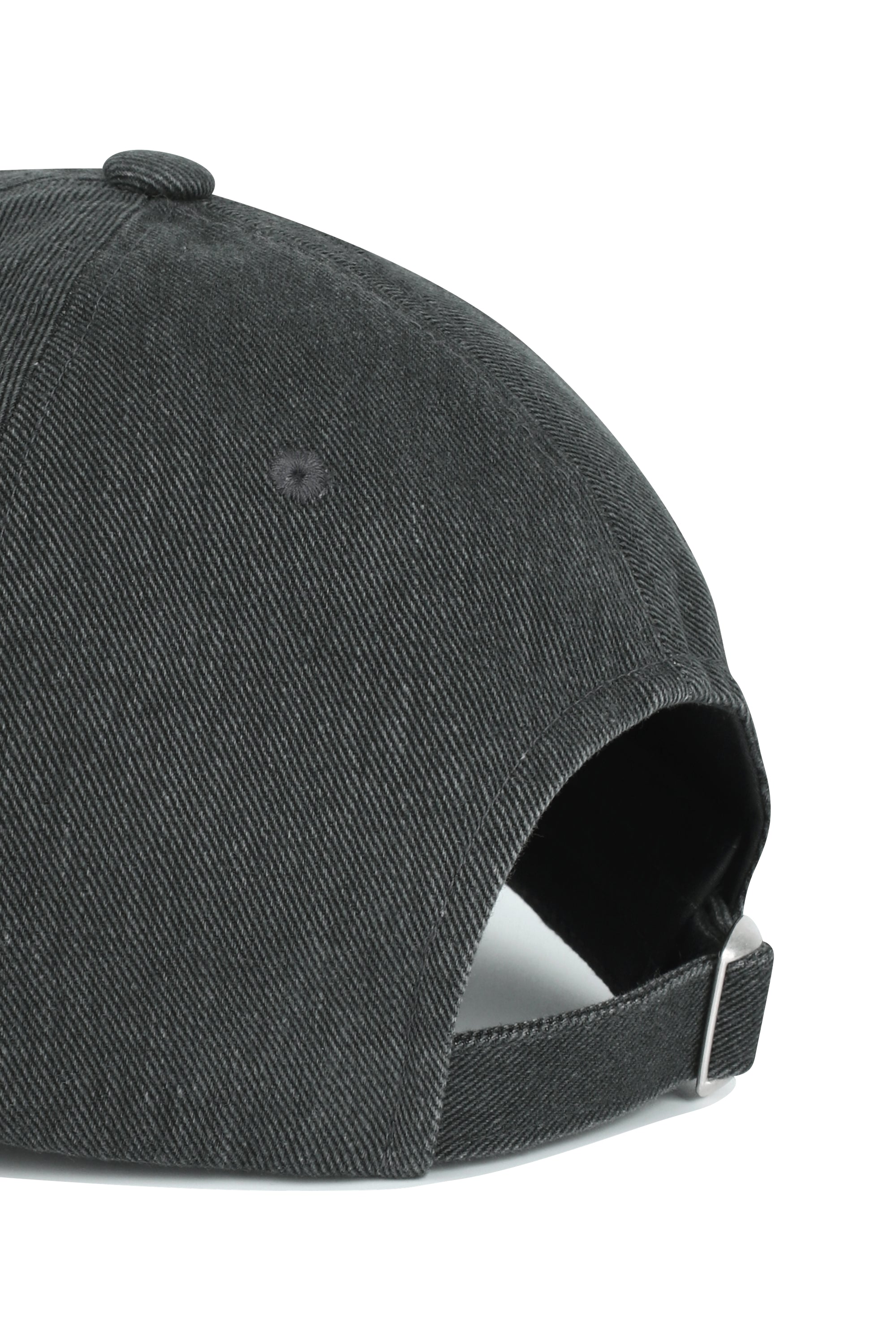 Applique Washed Small Classic Logo Cap Washed Black