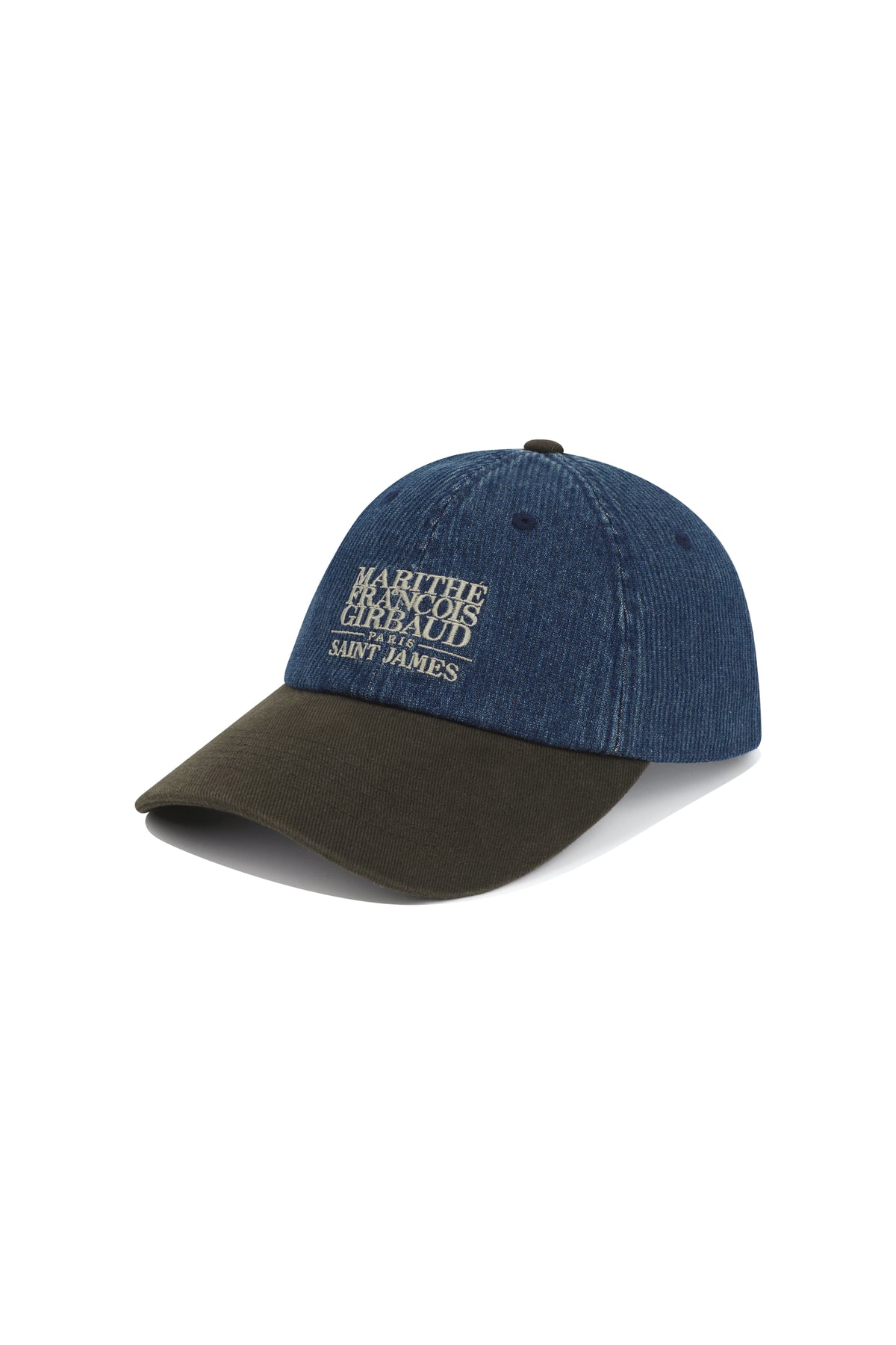 Marithe X Saint James Ball Cap Indigo