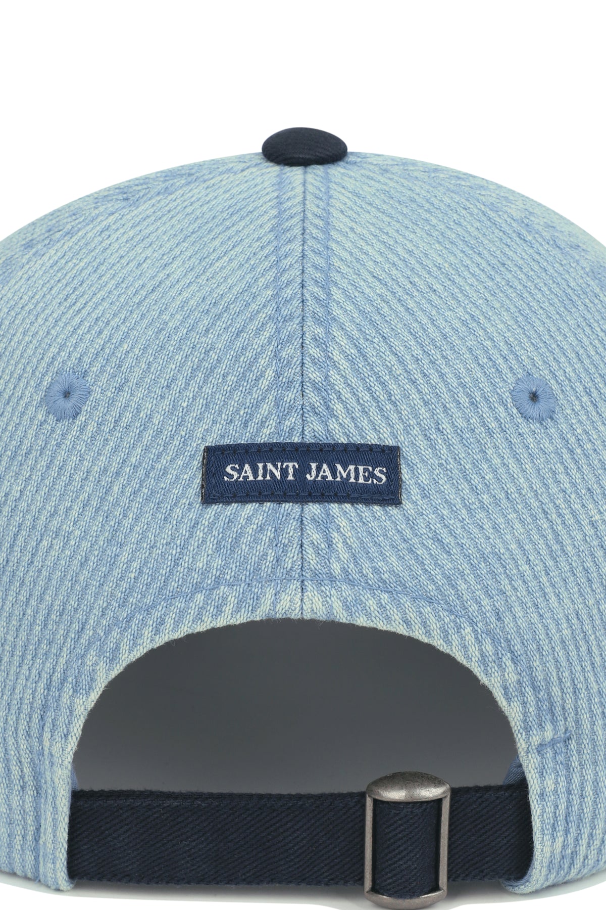 Marithe X Saint James Ball Cap Vintage Blue