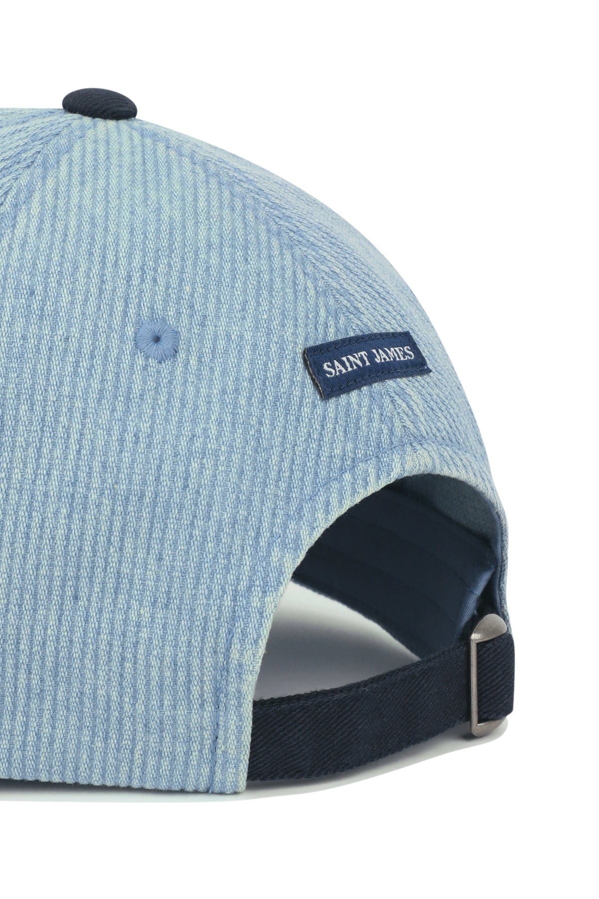 Marithe X Saint James Ball Cap Vintage Blue