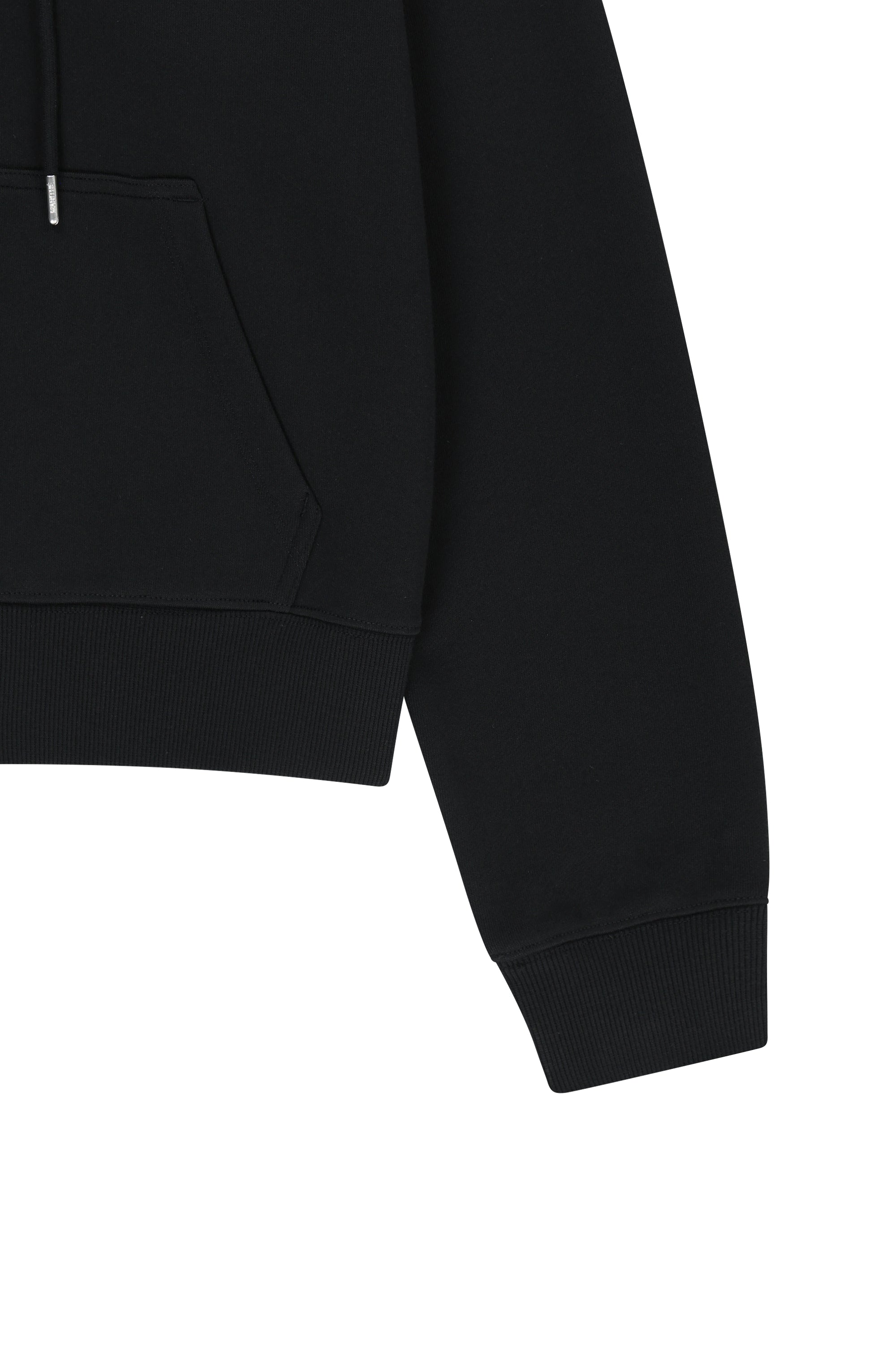 W Small Classic Logo Hoodie Zipup Black
