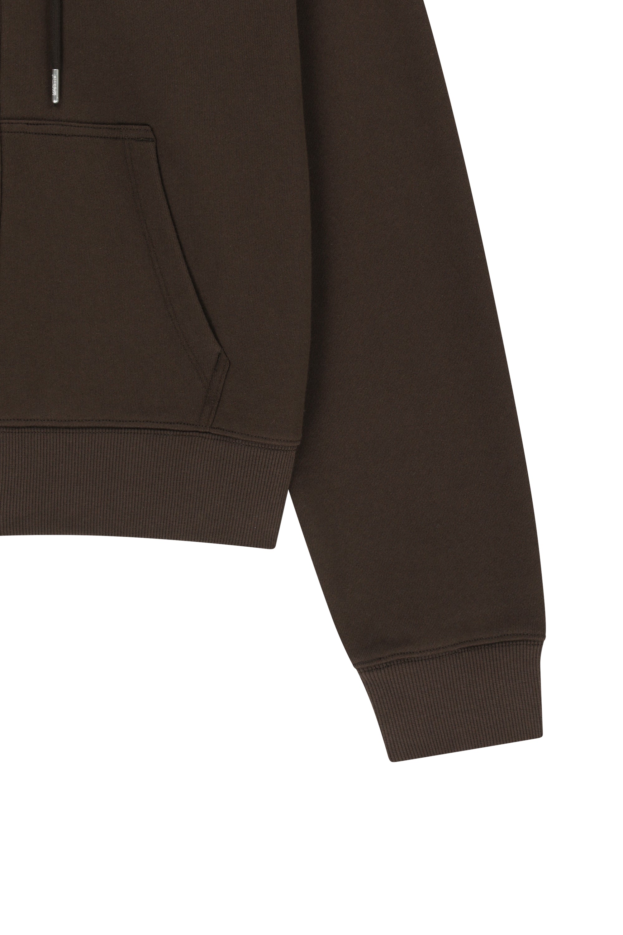 W Small Classic Logo Hoodie Zipup Brown