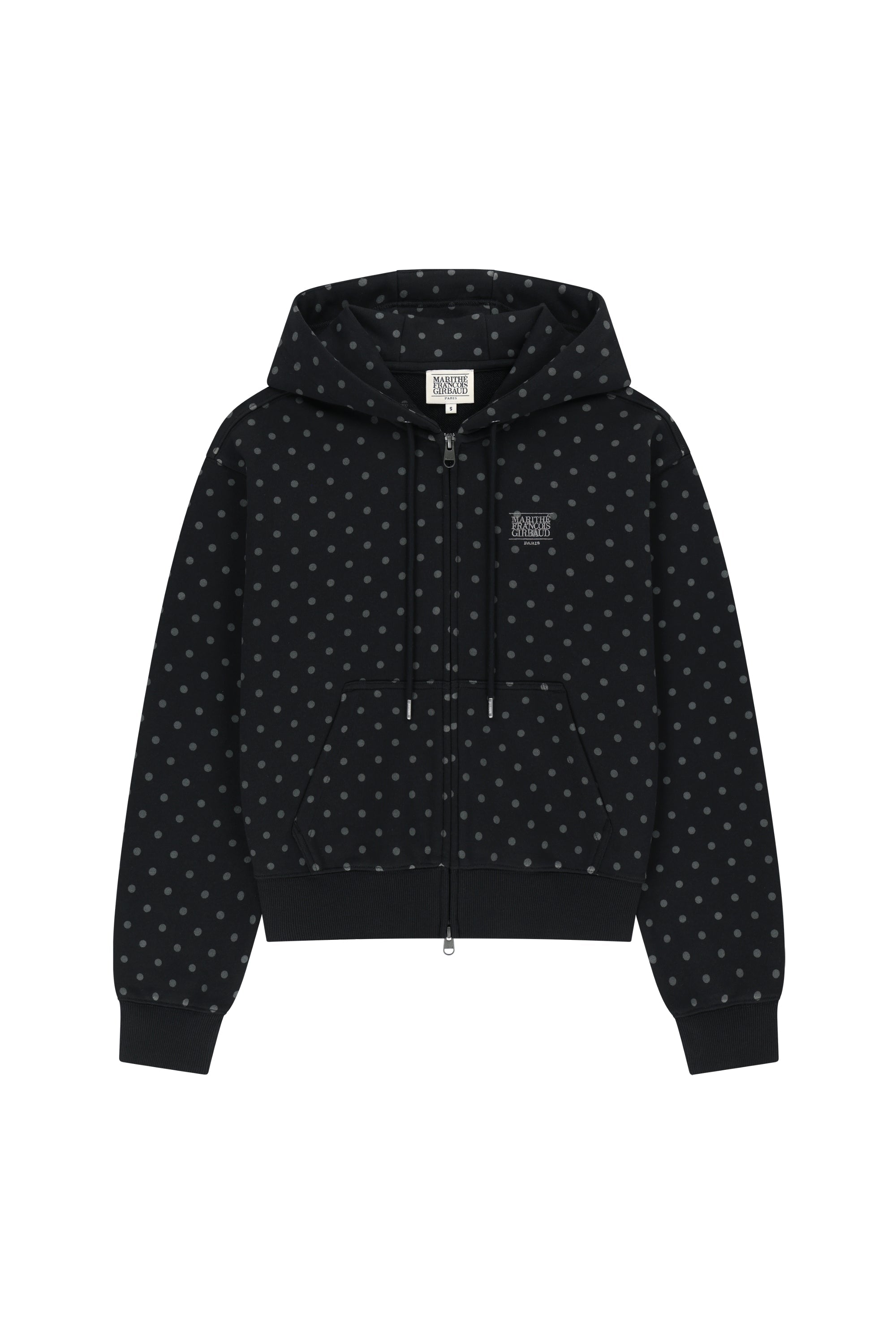 W Small Classic Logo Hoodie Zipup Dot
