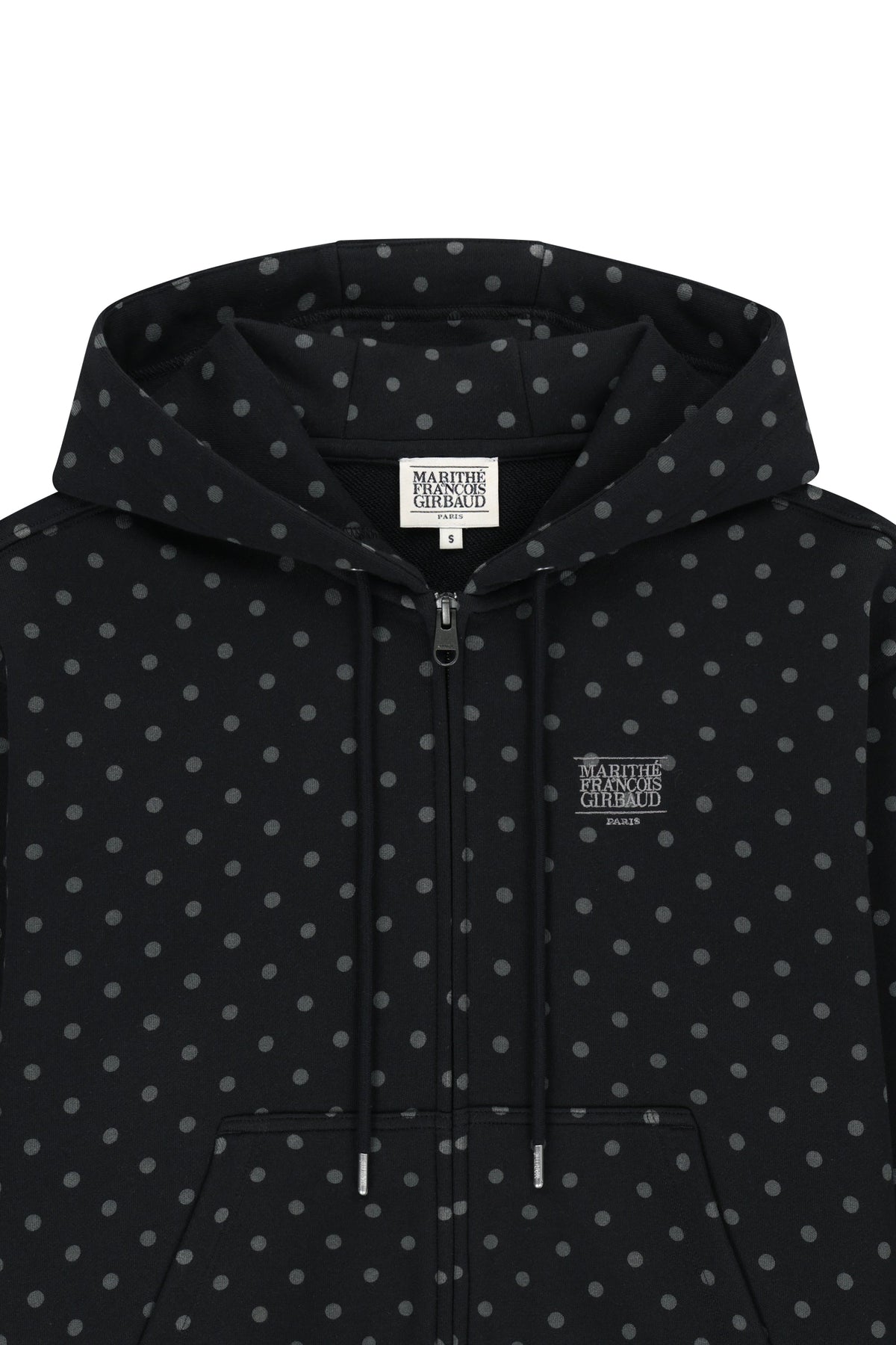 W Small Classic Logo Hoodie Zipup Dot