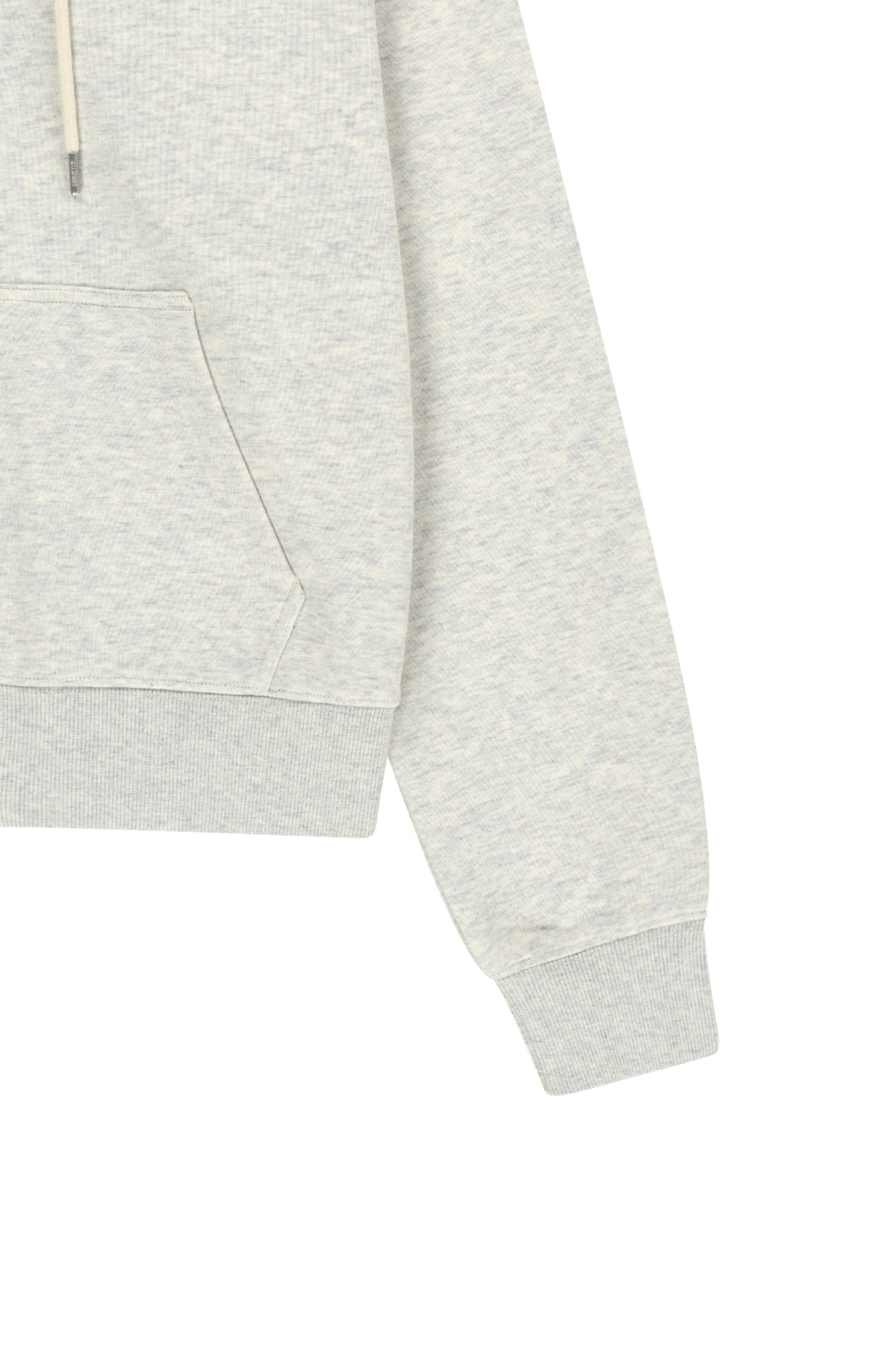 W Small Classic Logo Hoodie Zipup Oatmeal