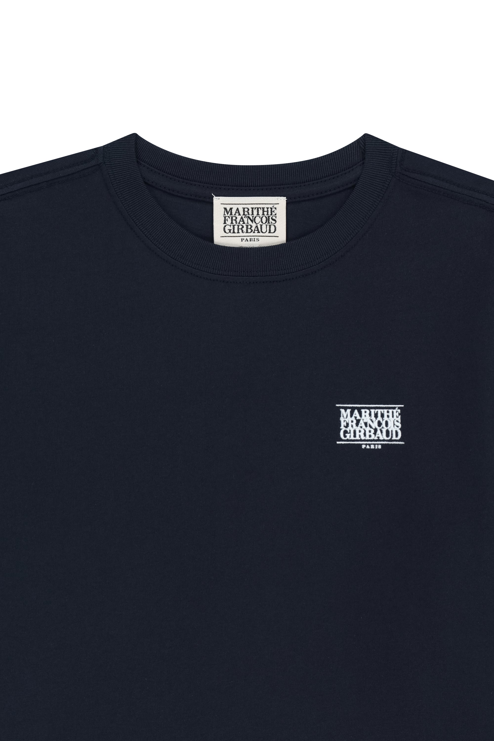 W Small Classic Logo Long Sleeve Tee Navy