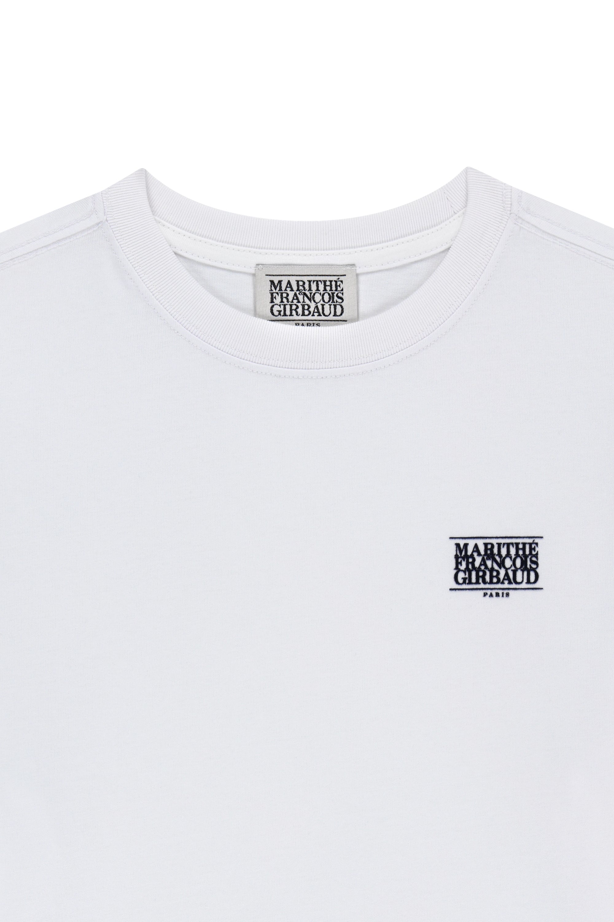 W Small Classic Logo Long Sleeve Tee White