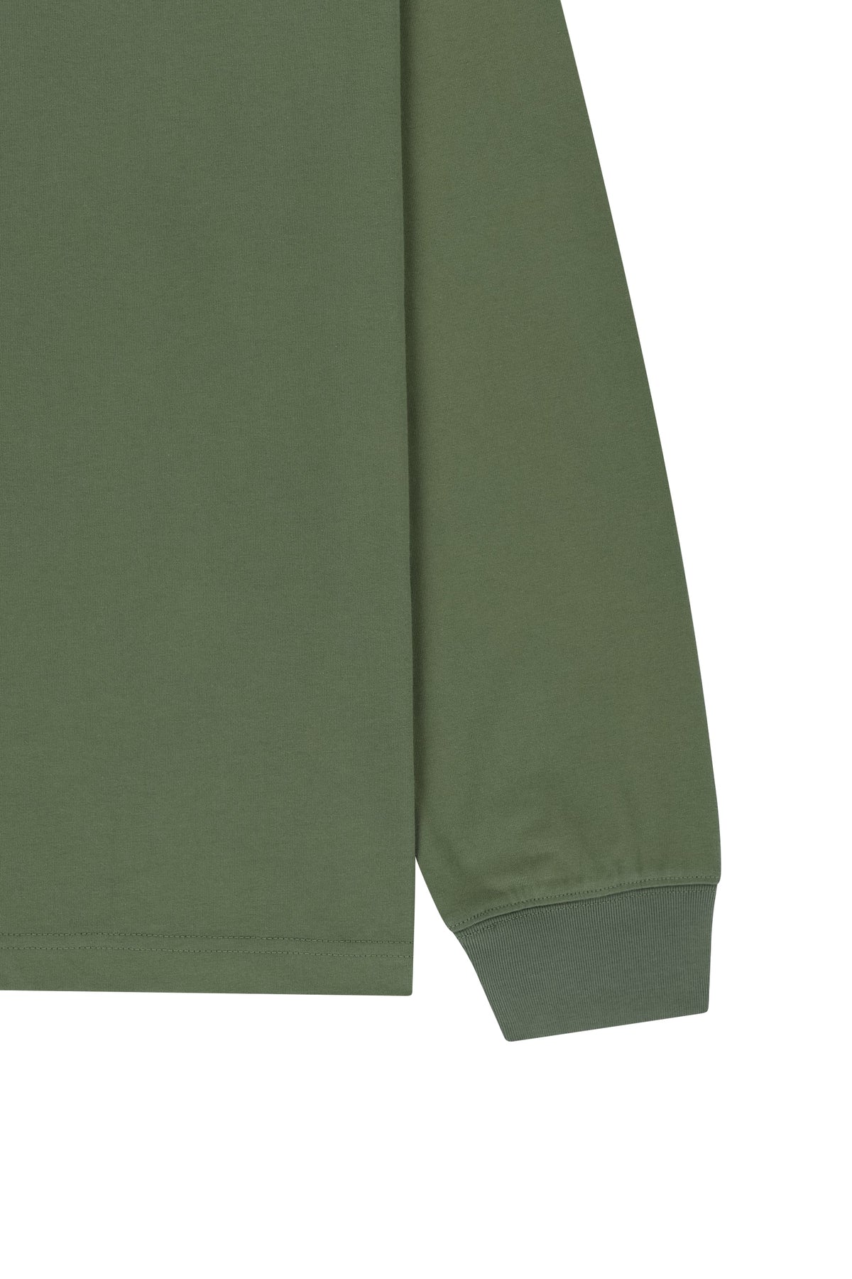 Small Classic Logo Long Sleeve Tee Khaki