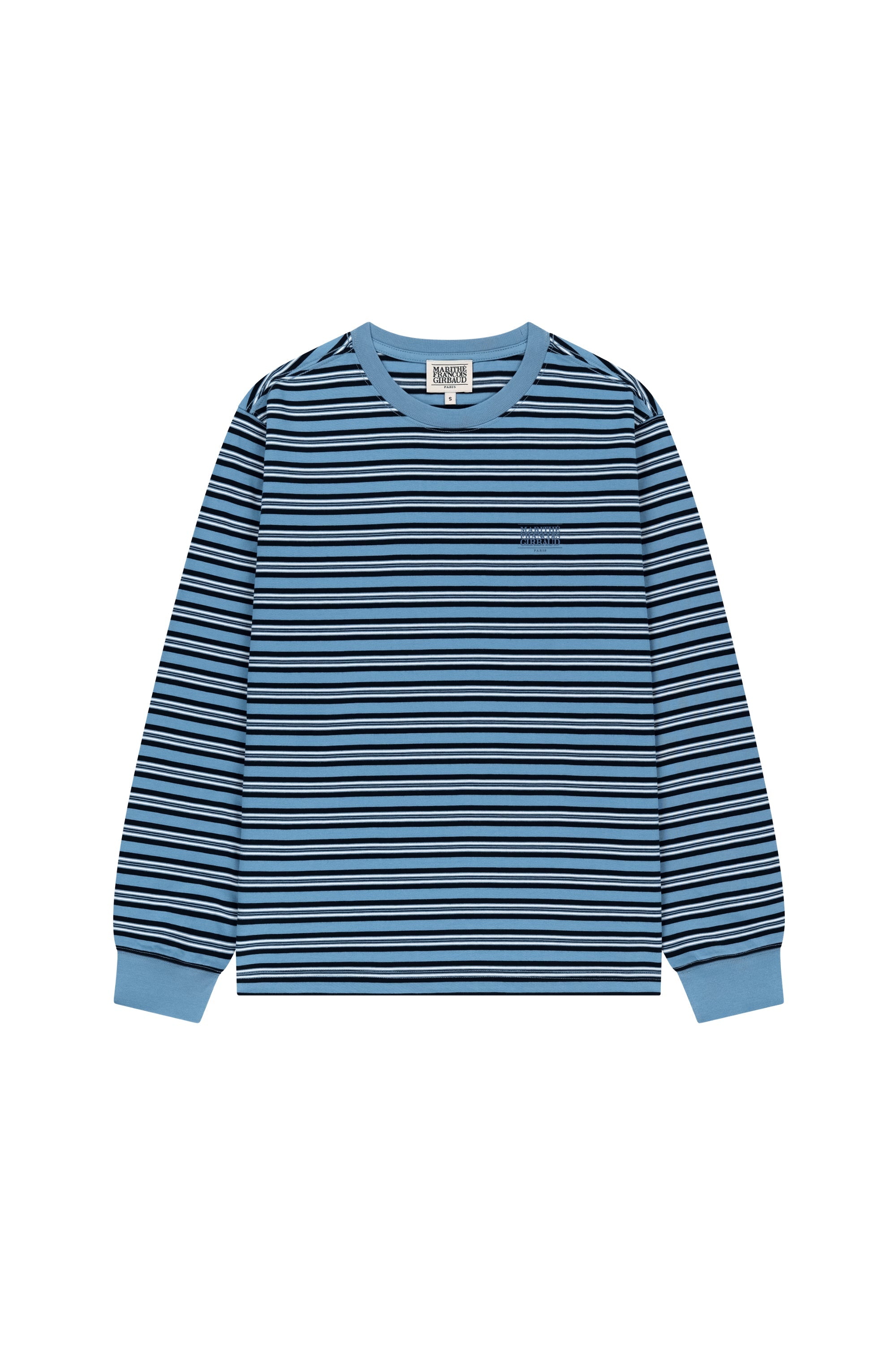 Small Classic Logo Long Sleeve Tee Stripe