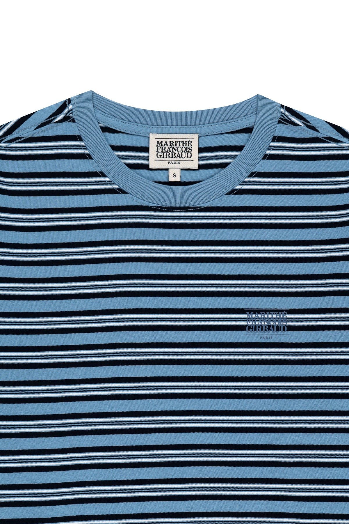 Small Classic Logo Long Sleeve Tee Stripe