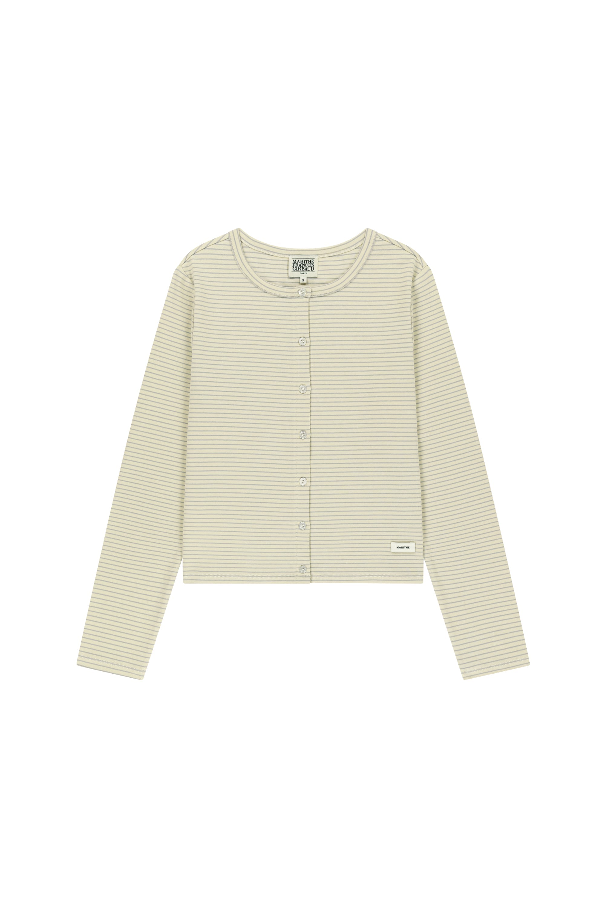 W Basic Cotton Cardigan Butter