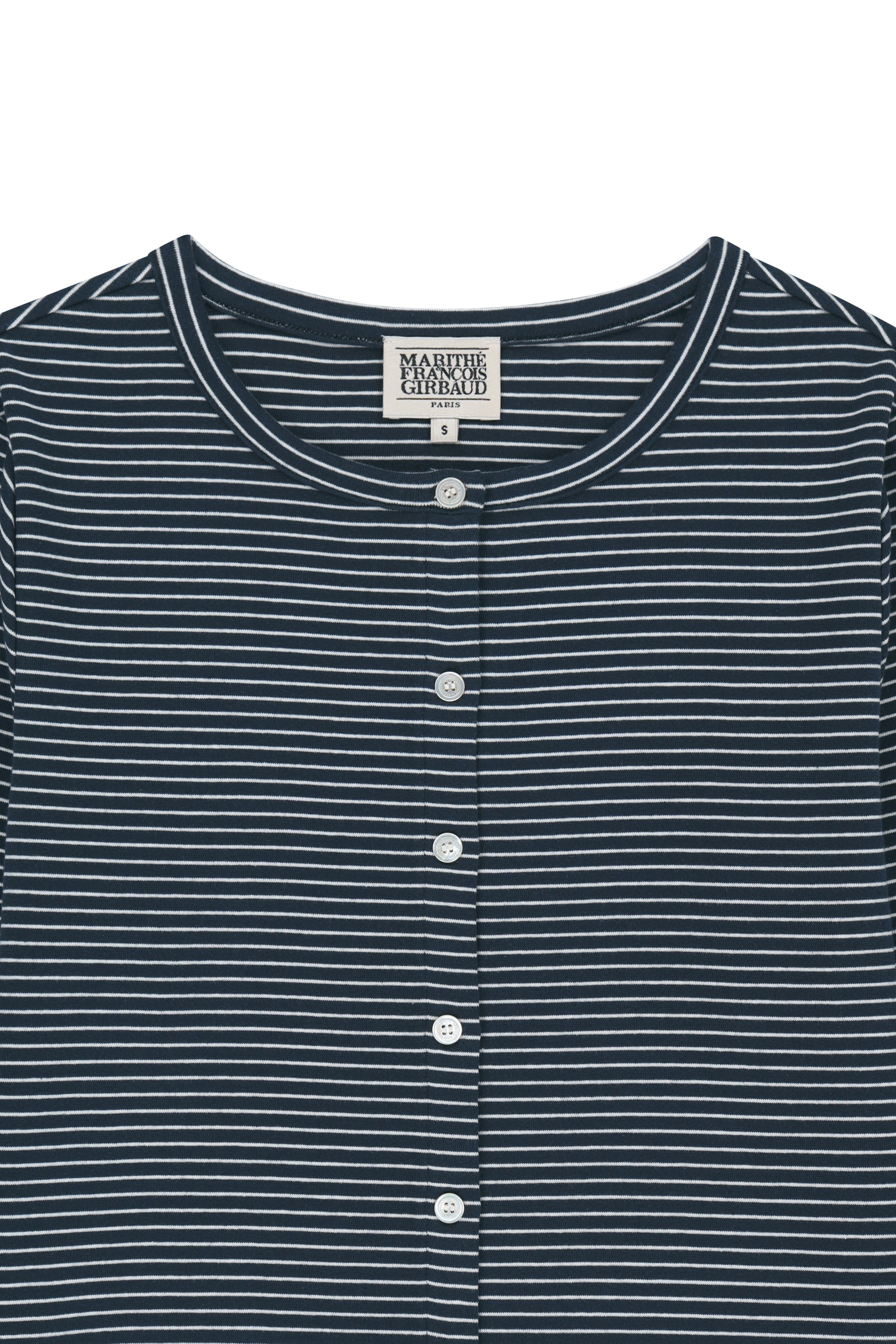 W Basic Cotton Cardigan Navy