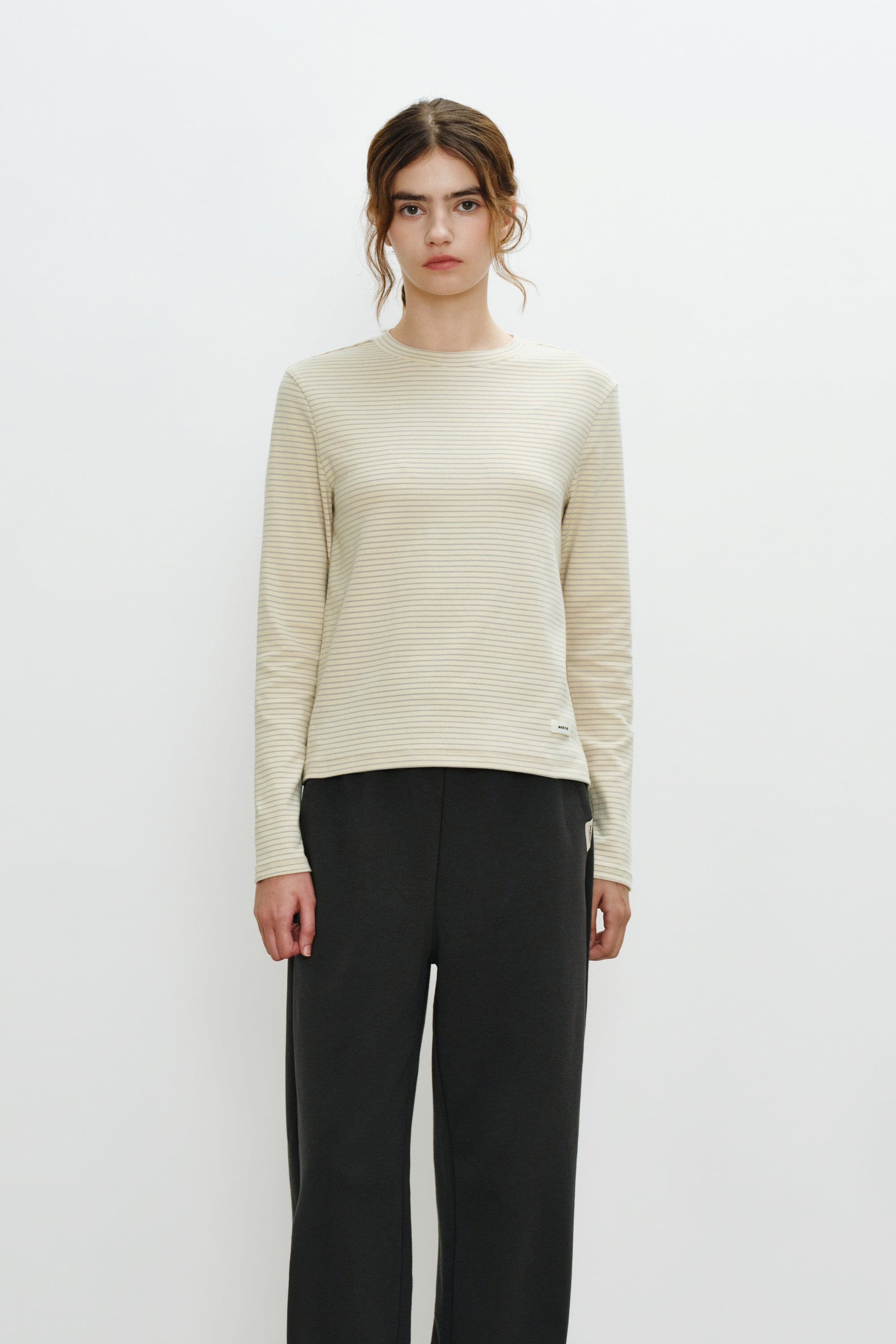 W Basic Long Sleeve Butter