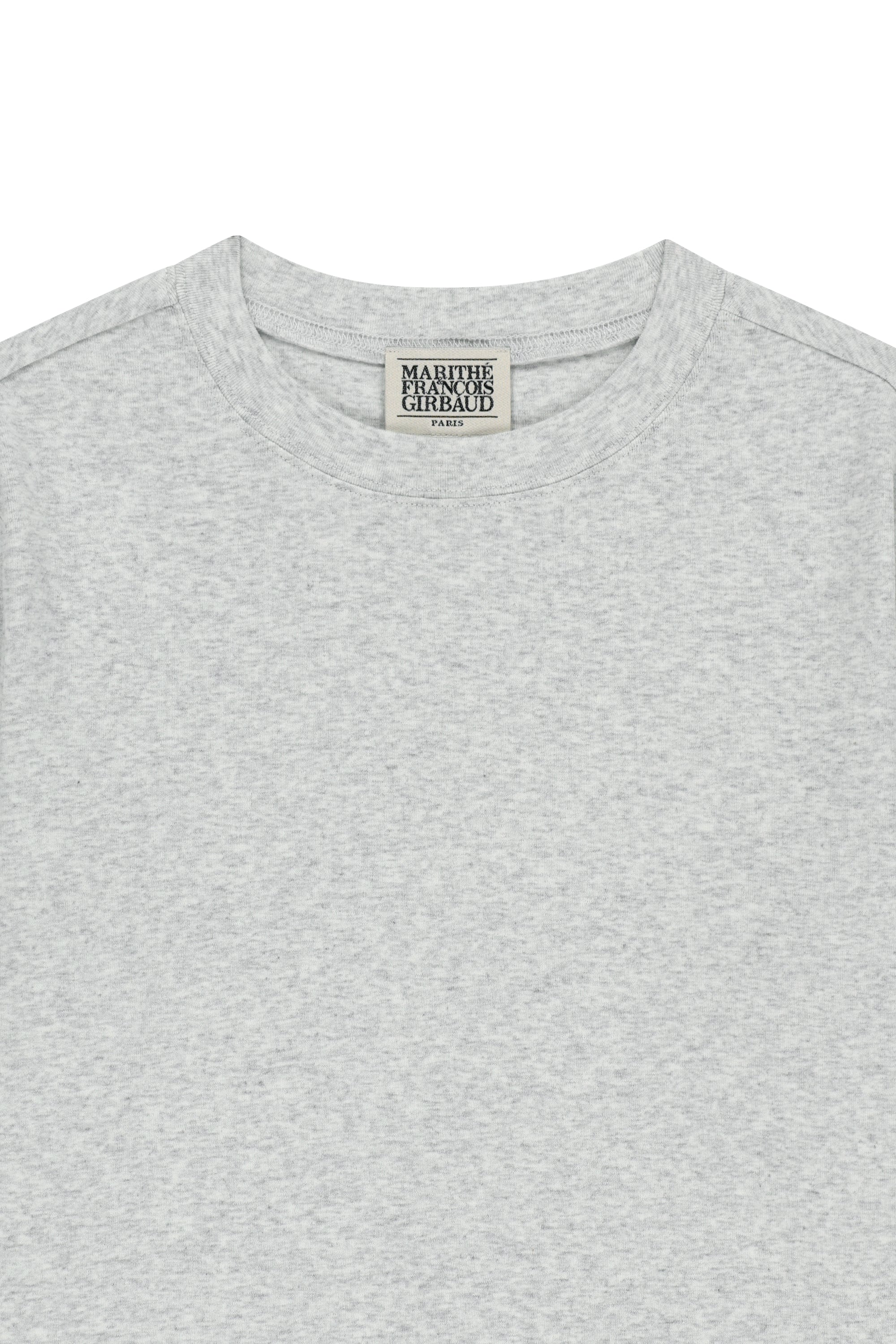 W Basic Long Sleeve Light Heather Gray