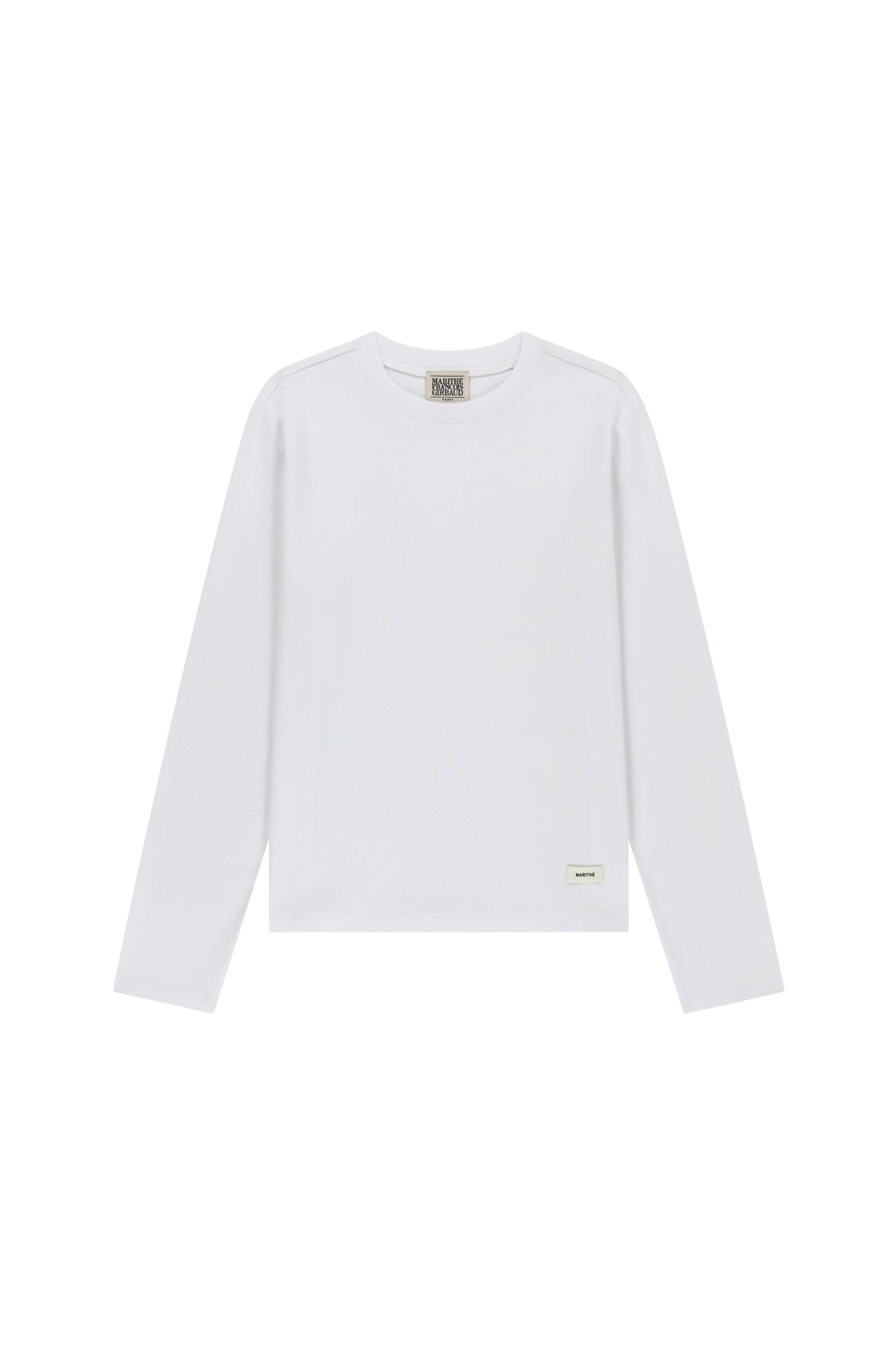 W Basic Long Sleeve White