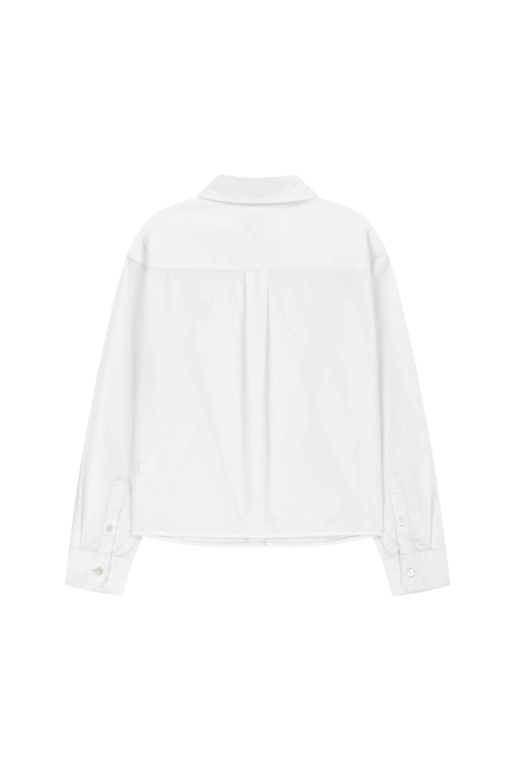 W Micro Classic Logo Cotton Shirt Ivory