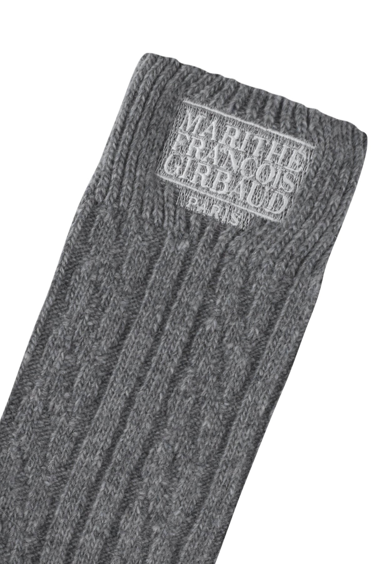 Classic Logo Cable Socks Melange Gray