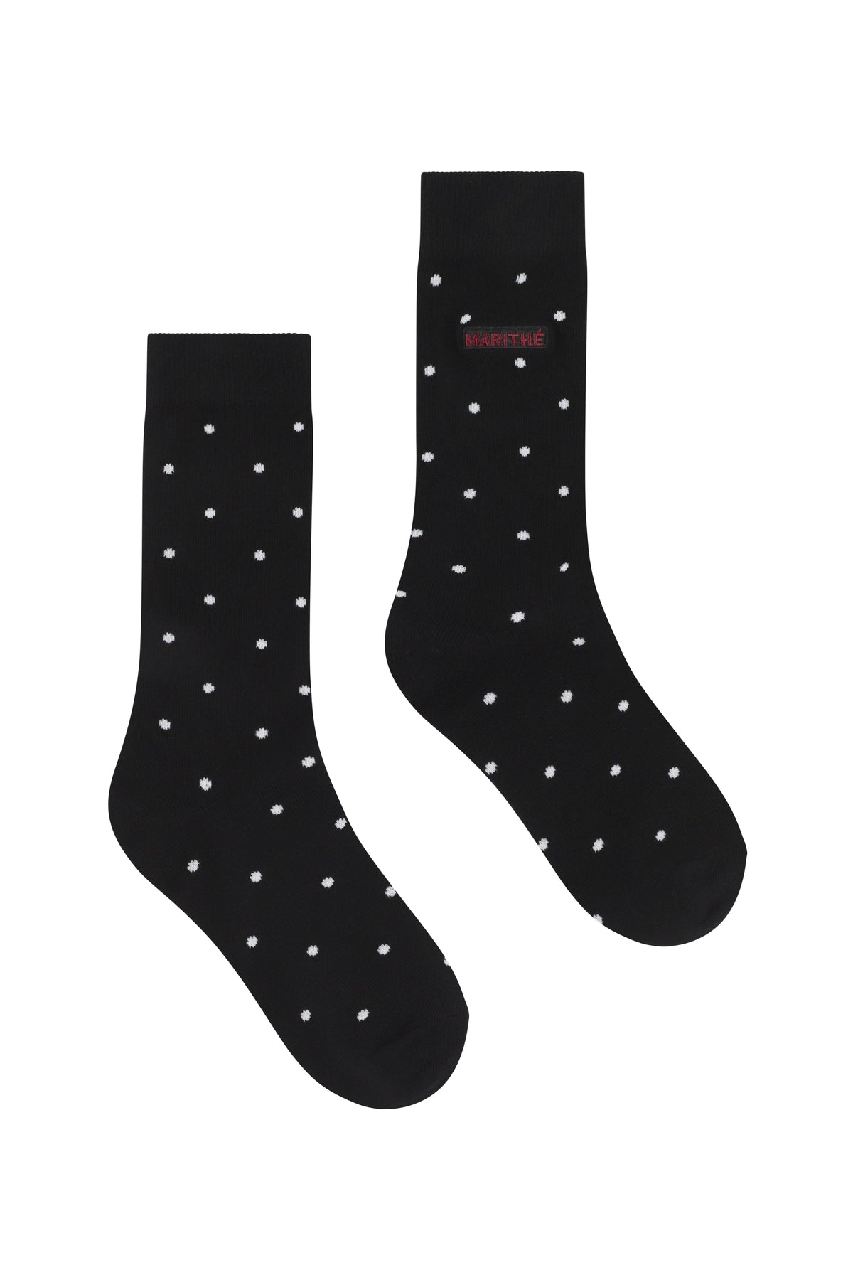 Mini Polka Dot Socks Black