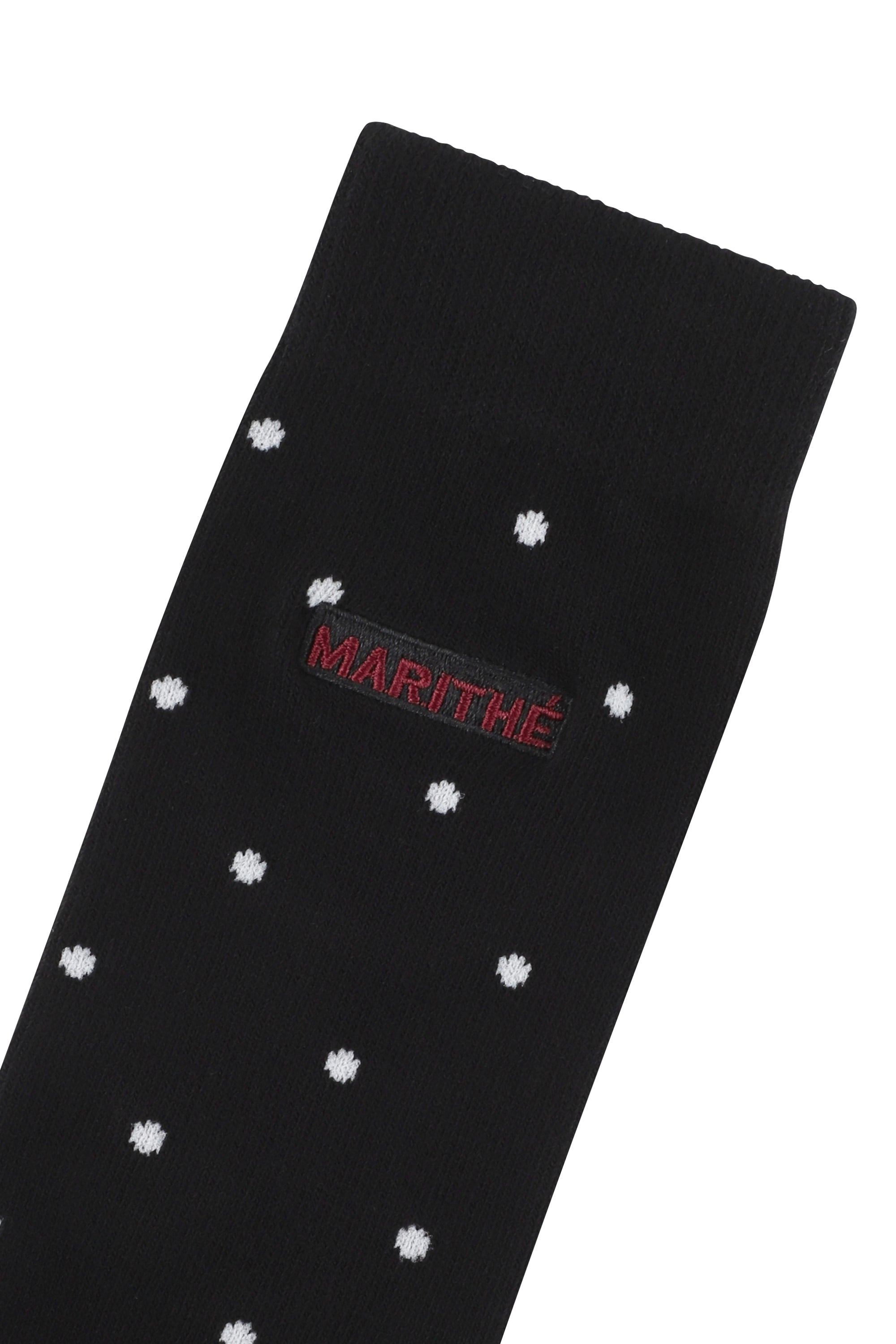 Mini Polka Dot Socks Black