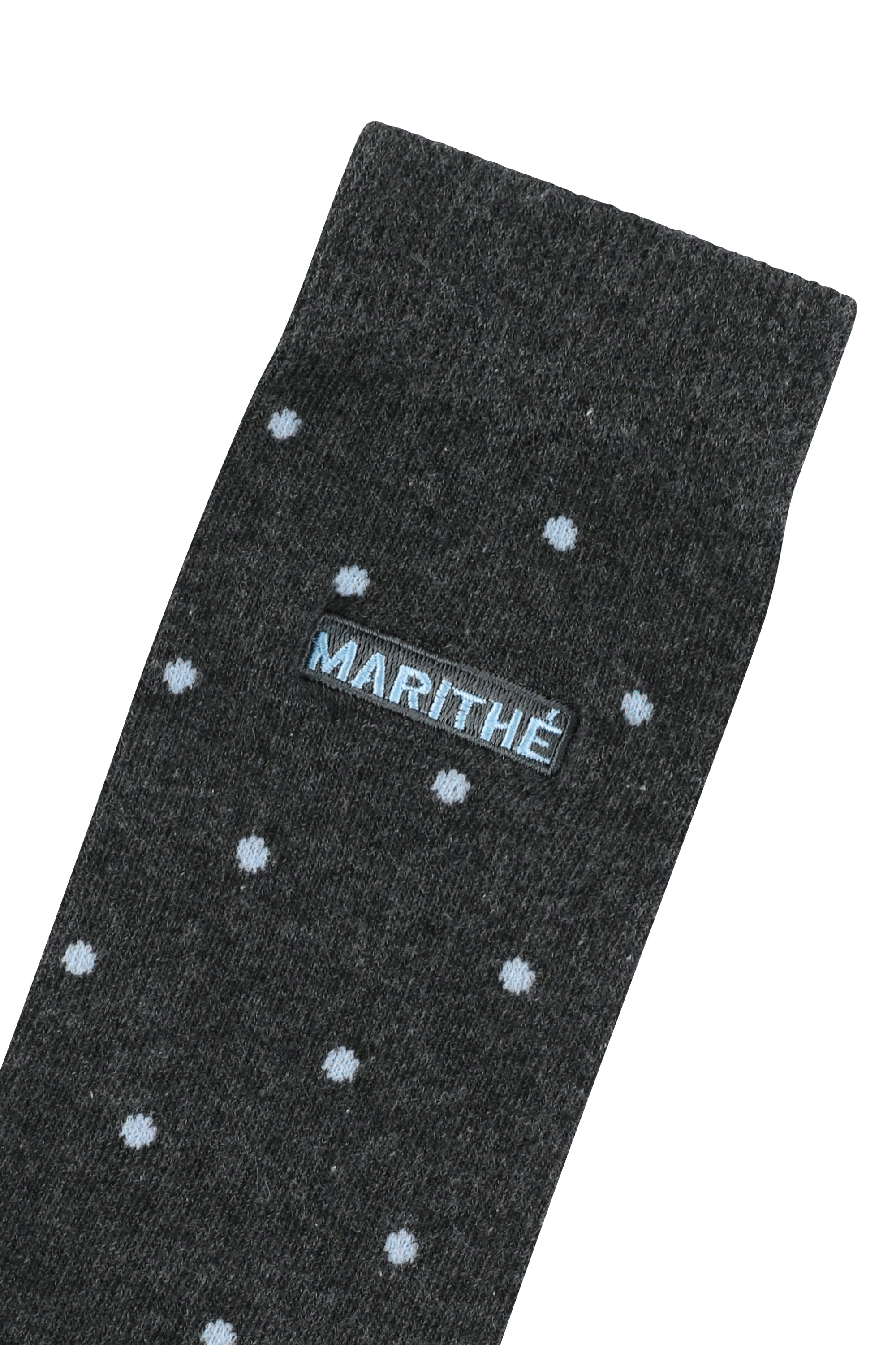 Mini Polka Dot Socks Charcoal
