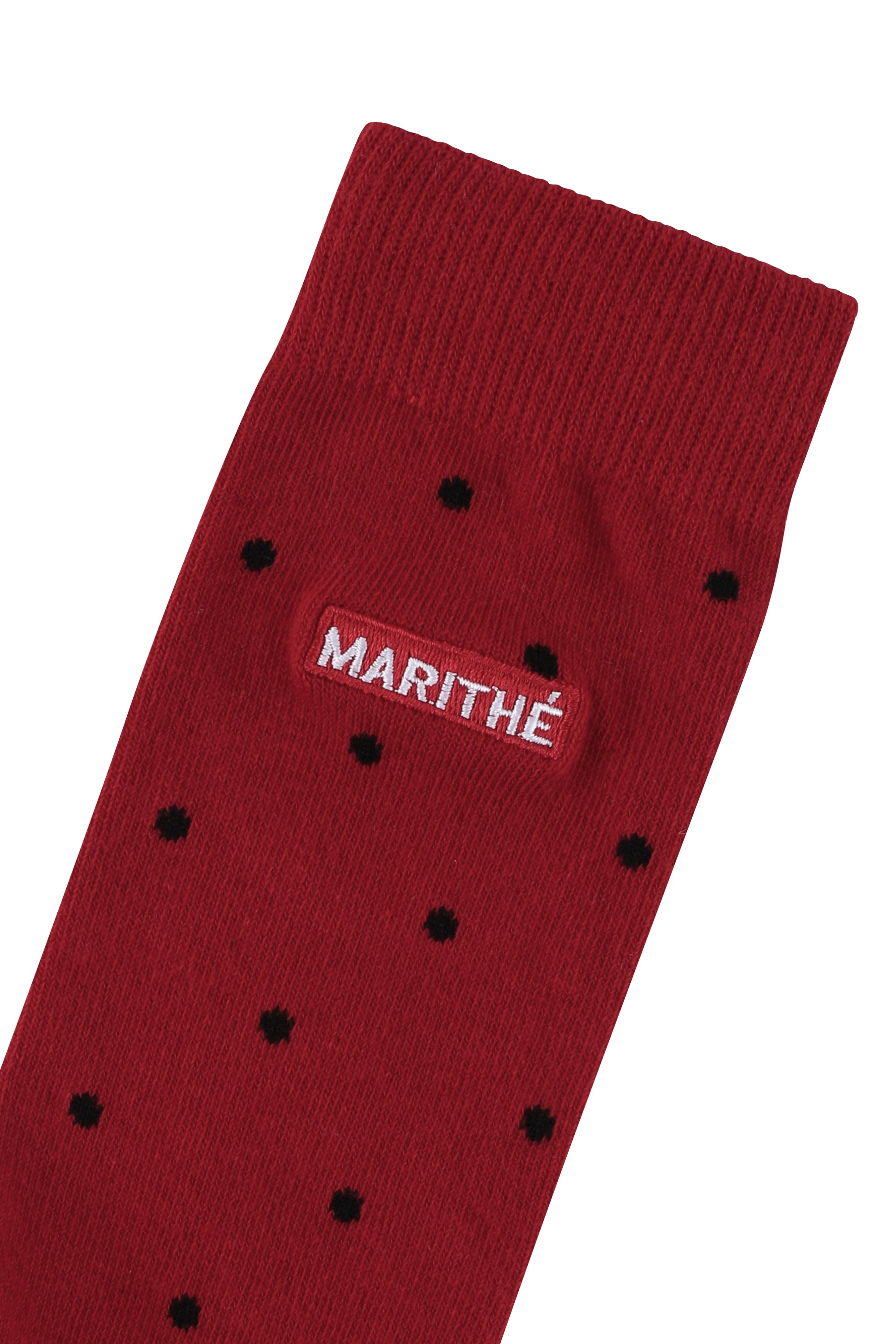 Mini Polka Dot Socks Red