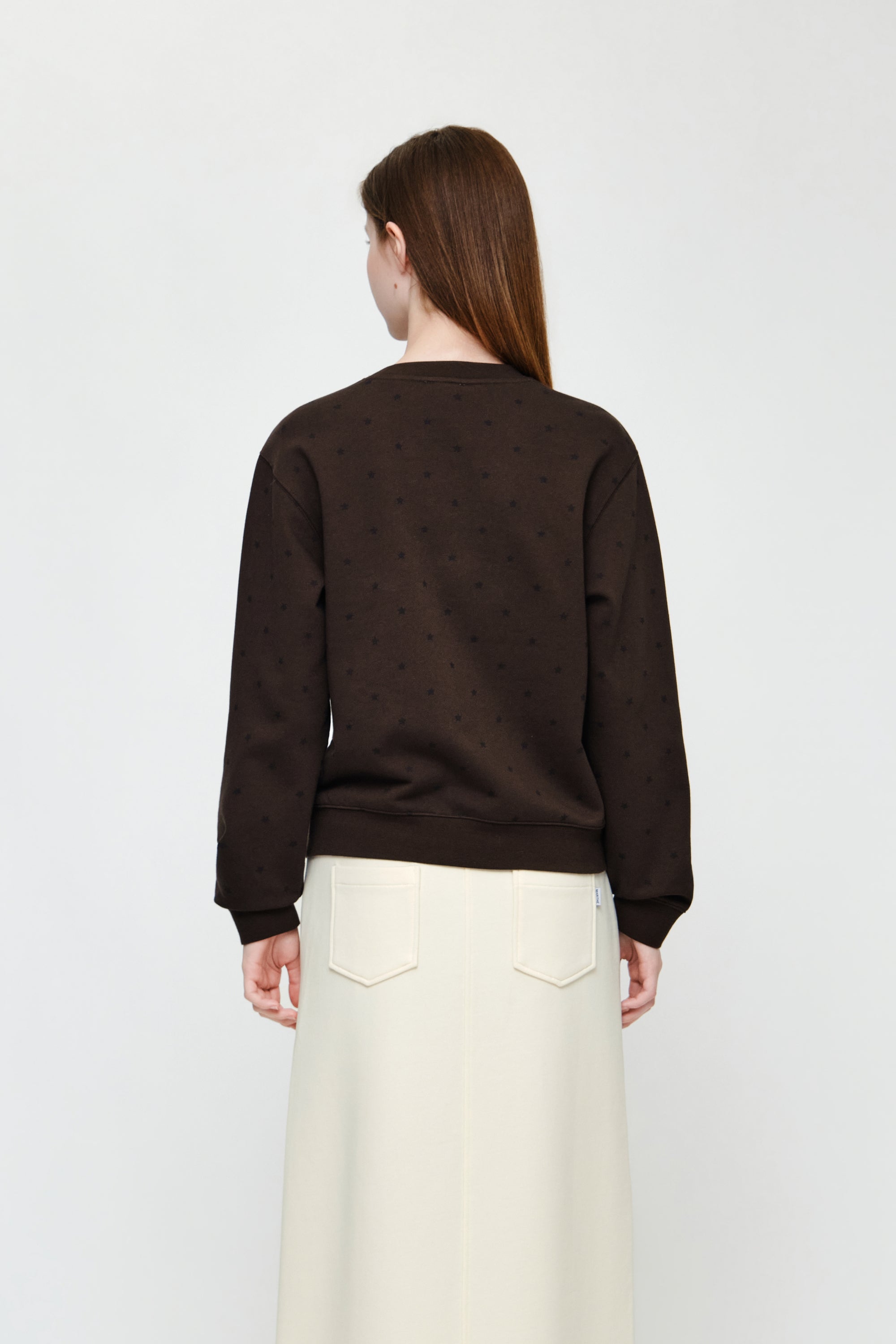 W Classic Logo Sweatshirt Brown