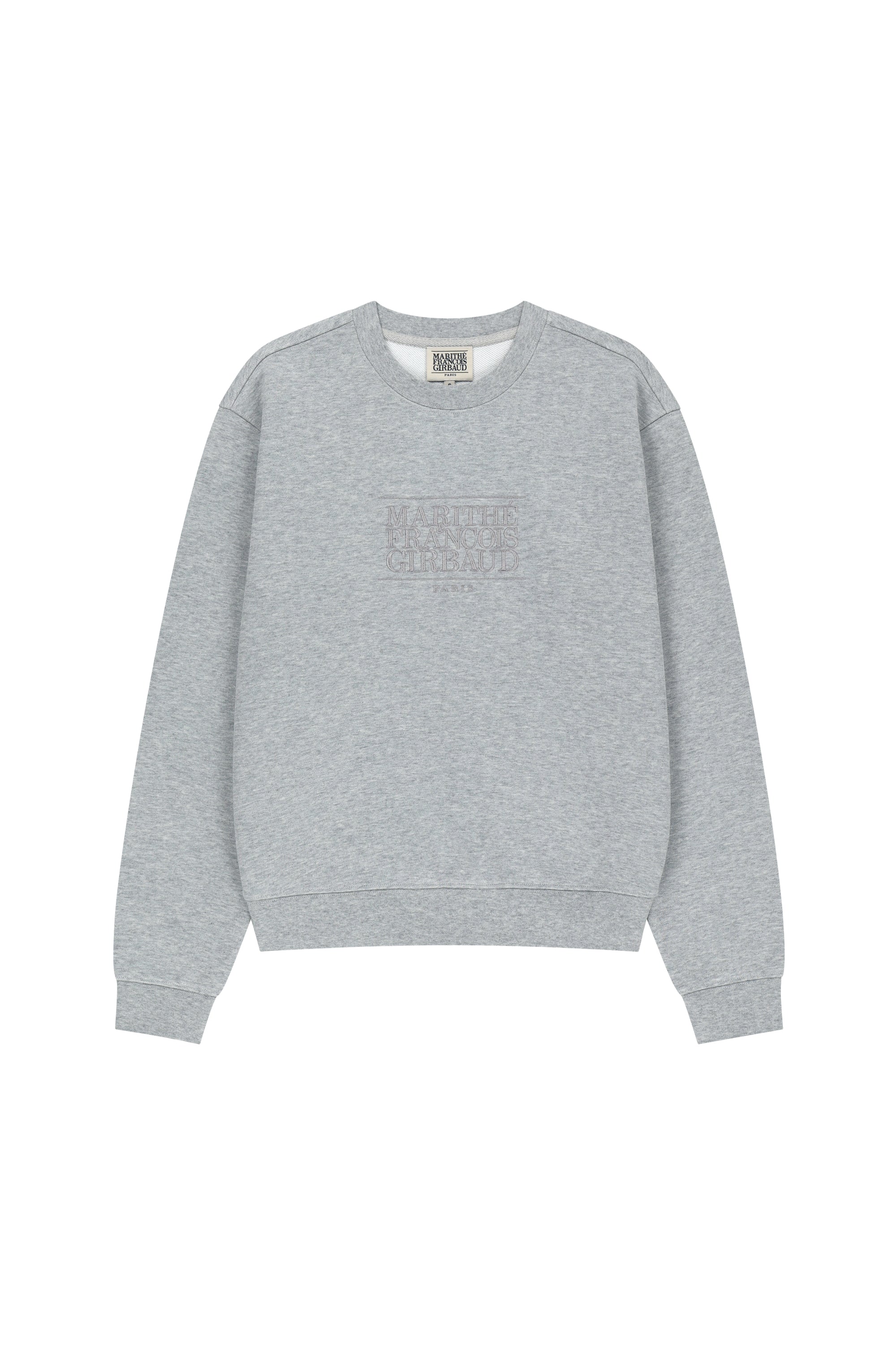 W Classic Logo Sweatshirt Heather Gray