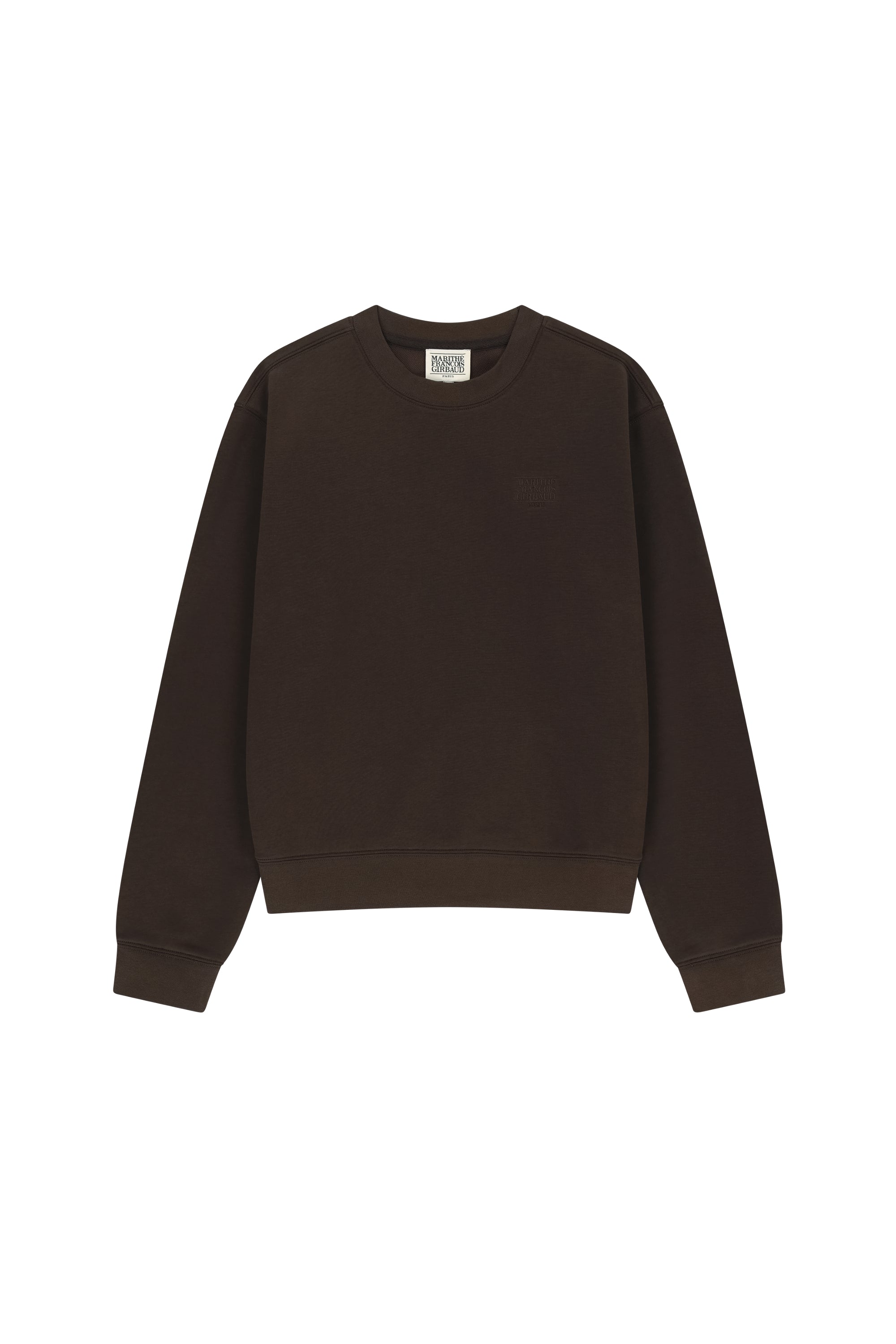 W Small Classic Logo Sweatshirt Brown