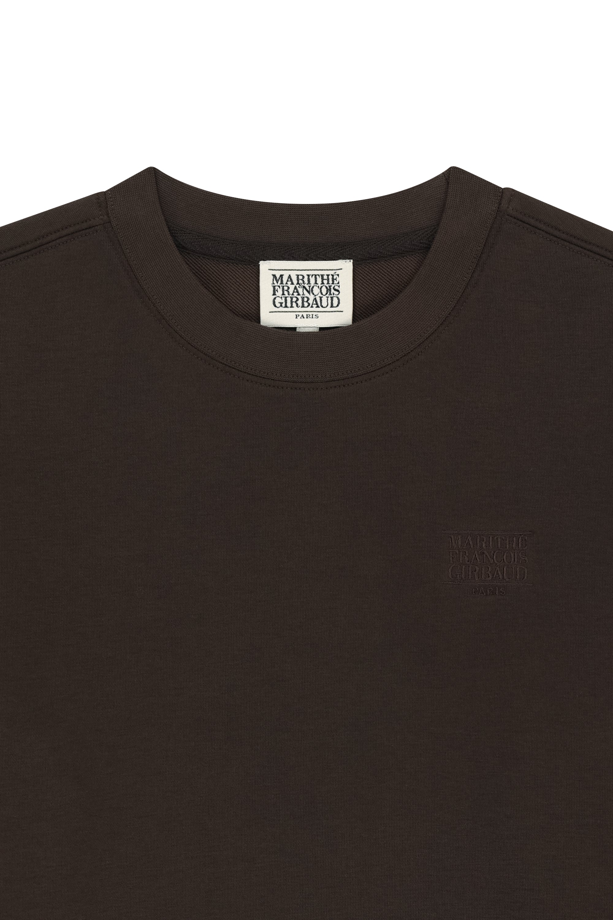 W Small Classic Logo Sweatshirt Brown