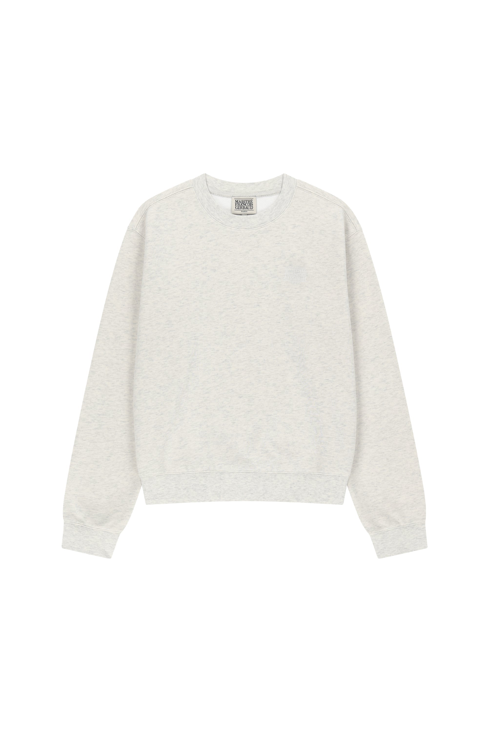 W Small Classic Logo Sweatshirt Oatmeal