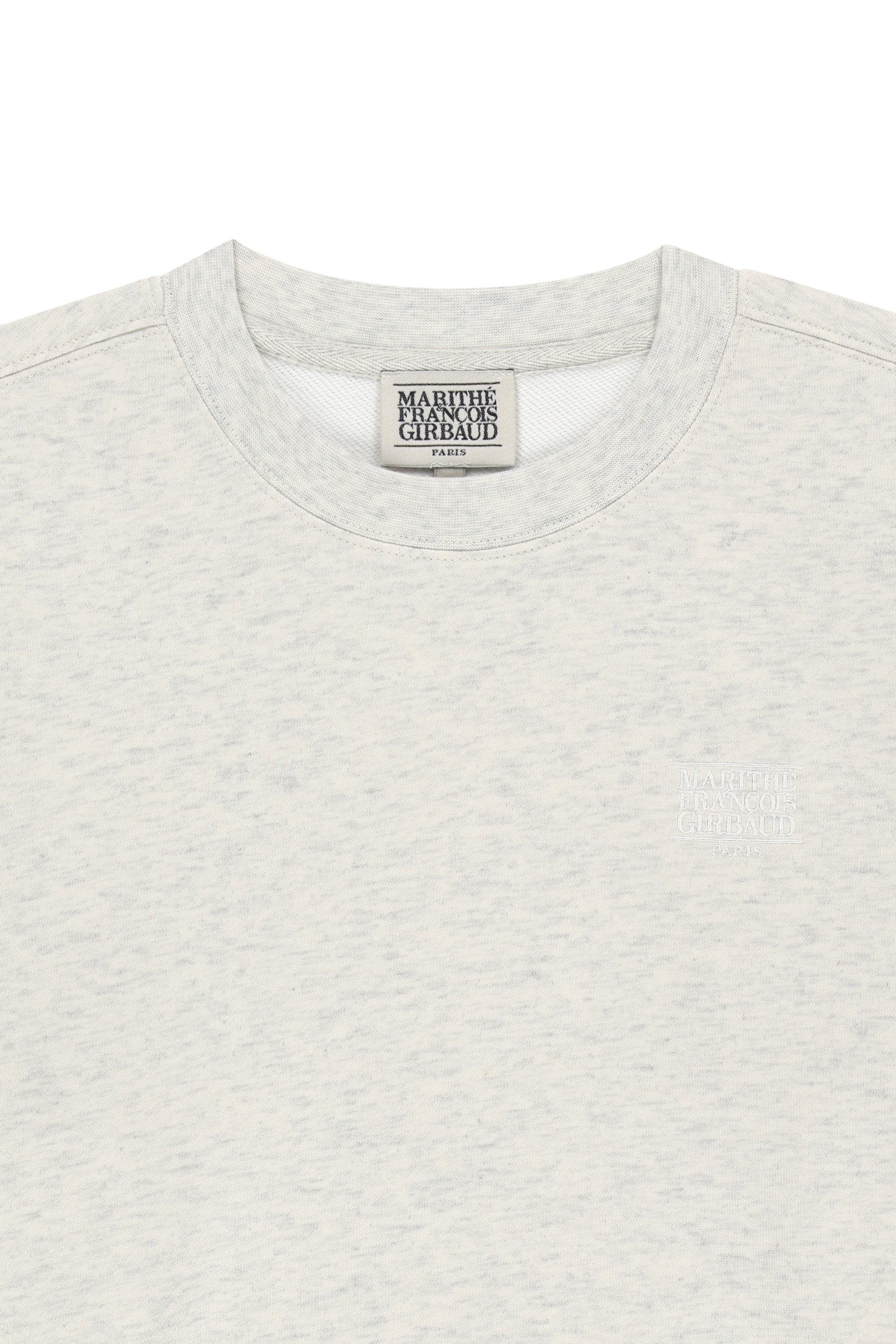 W Small Classic Logo Sweatshirt Oatmeal