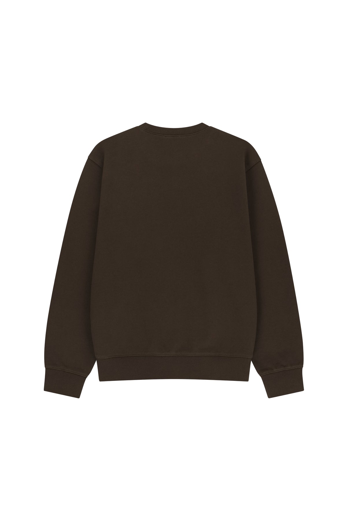Small Classic Logo Embroidery Sweatshirt Brown