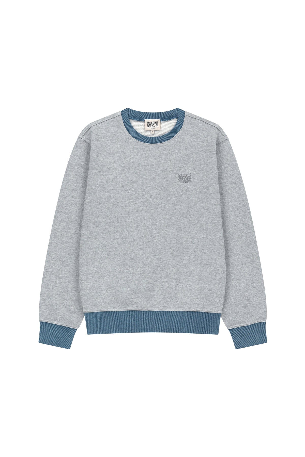 Small Classic Logo Embroidery Sweatshirt Heather Gray