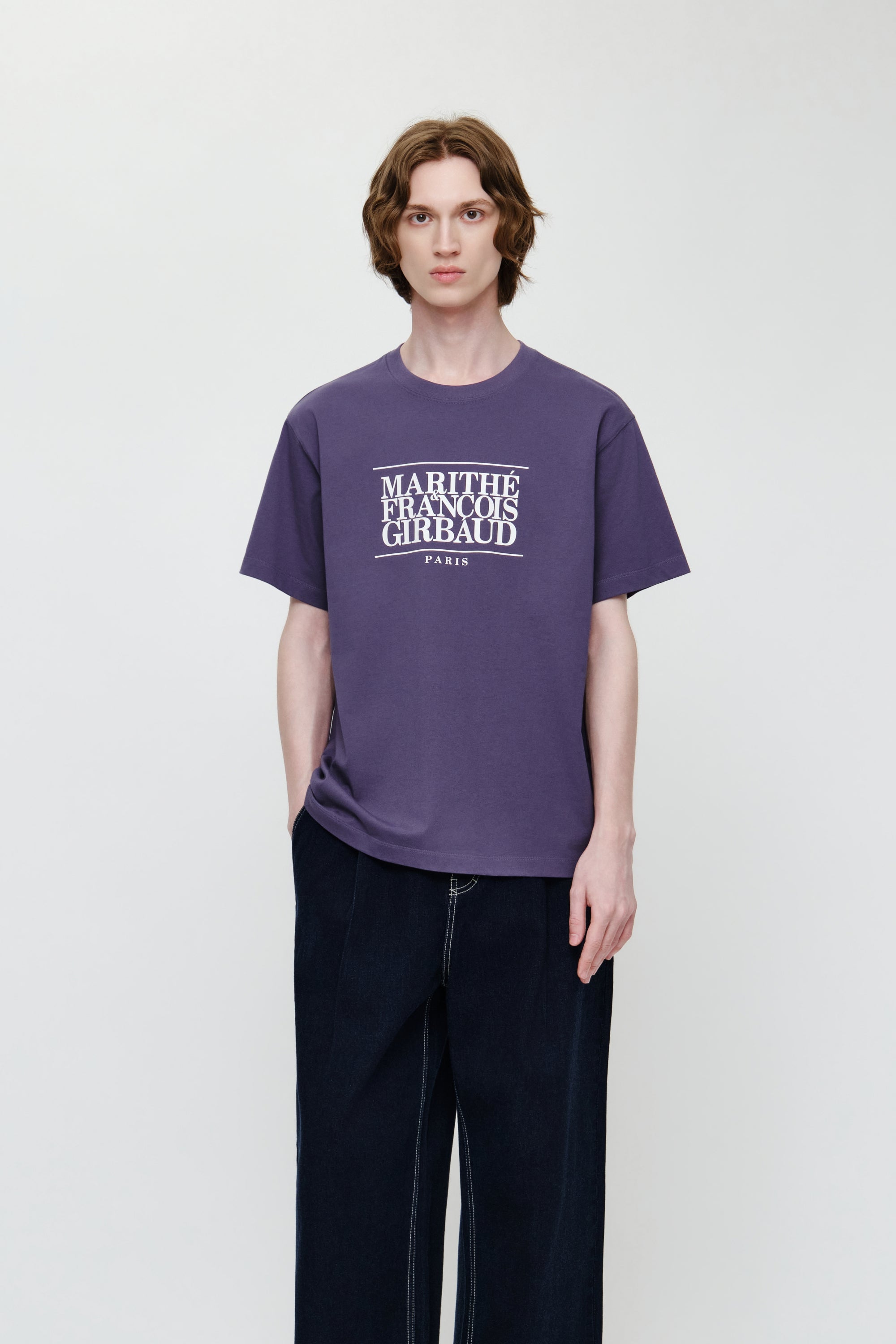 Classic Logo Tee Dark Purple